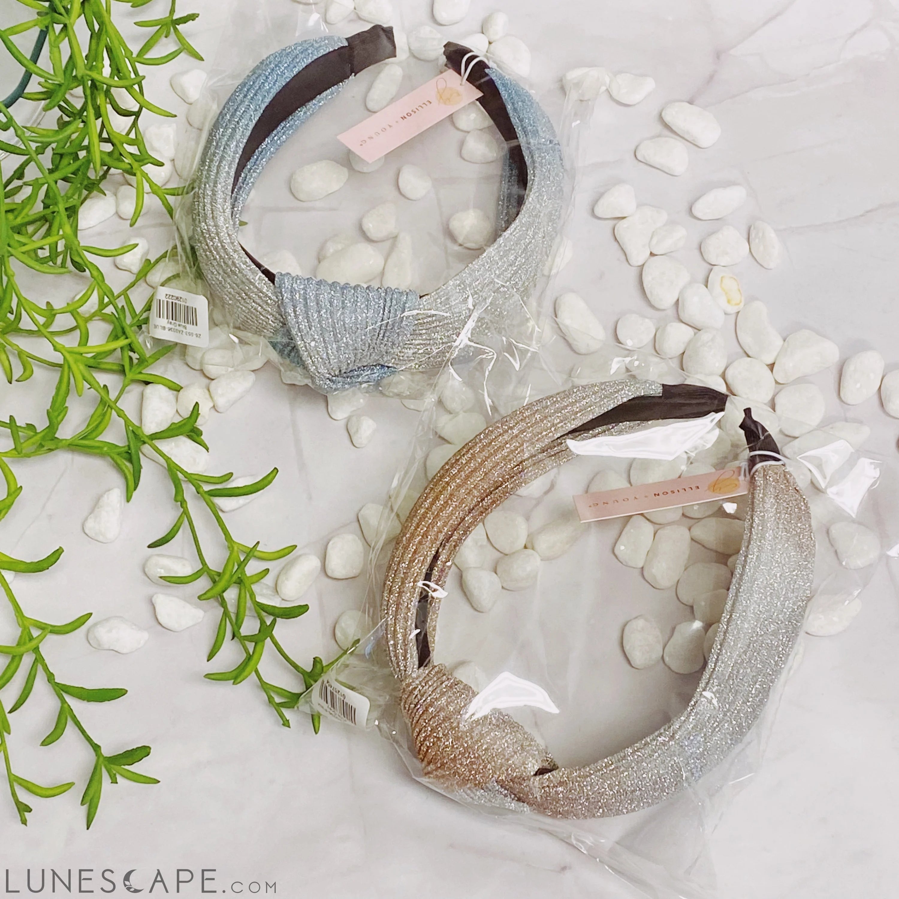 Shimmer Pleats Headband LUNESCAPE