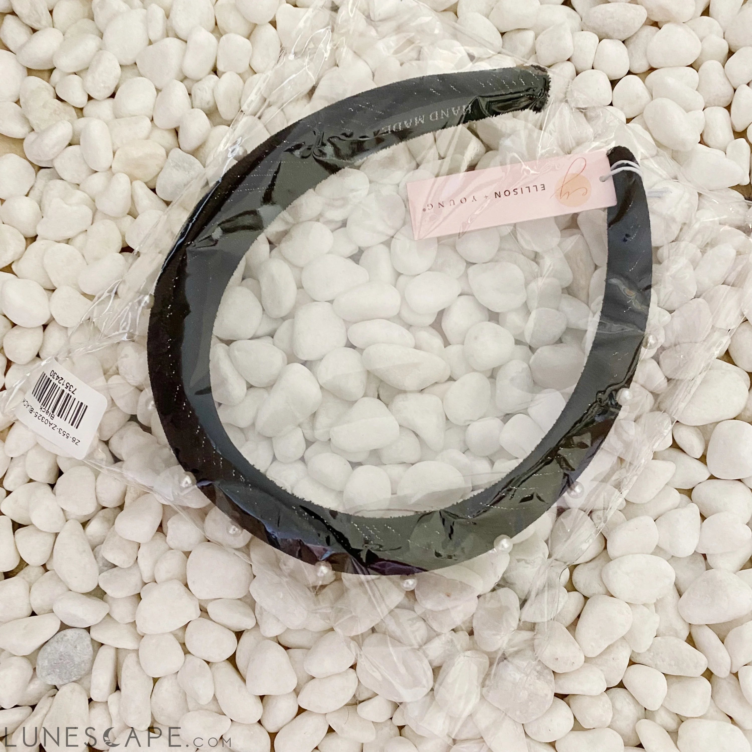 Silky Velvet Pearl Headband LUNESCAPE