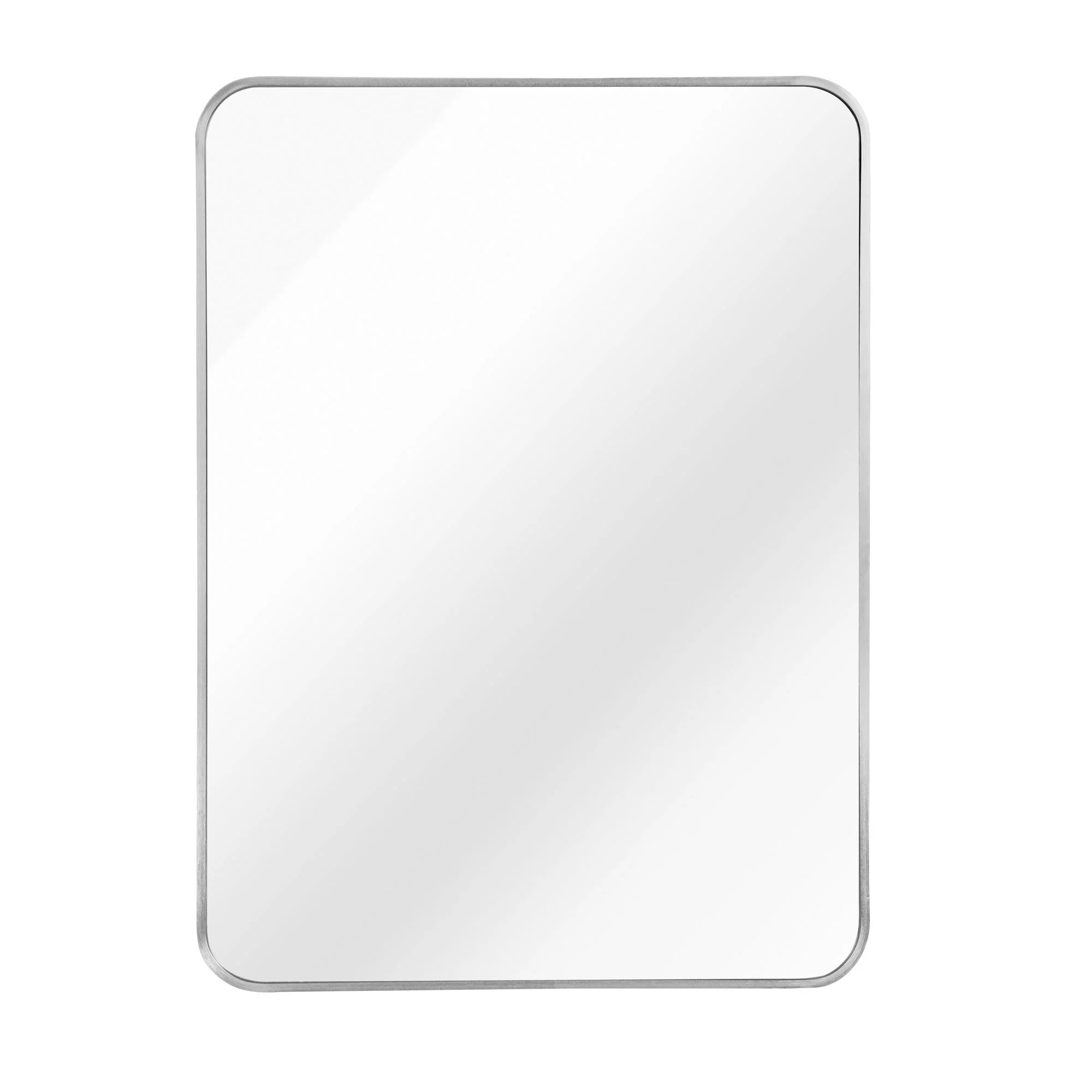 Silver 22 "x30" Rectangular Bathroom Wall Mirror LUNESCAPE