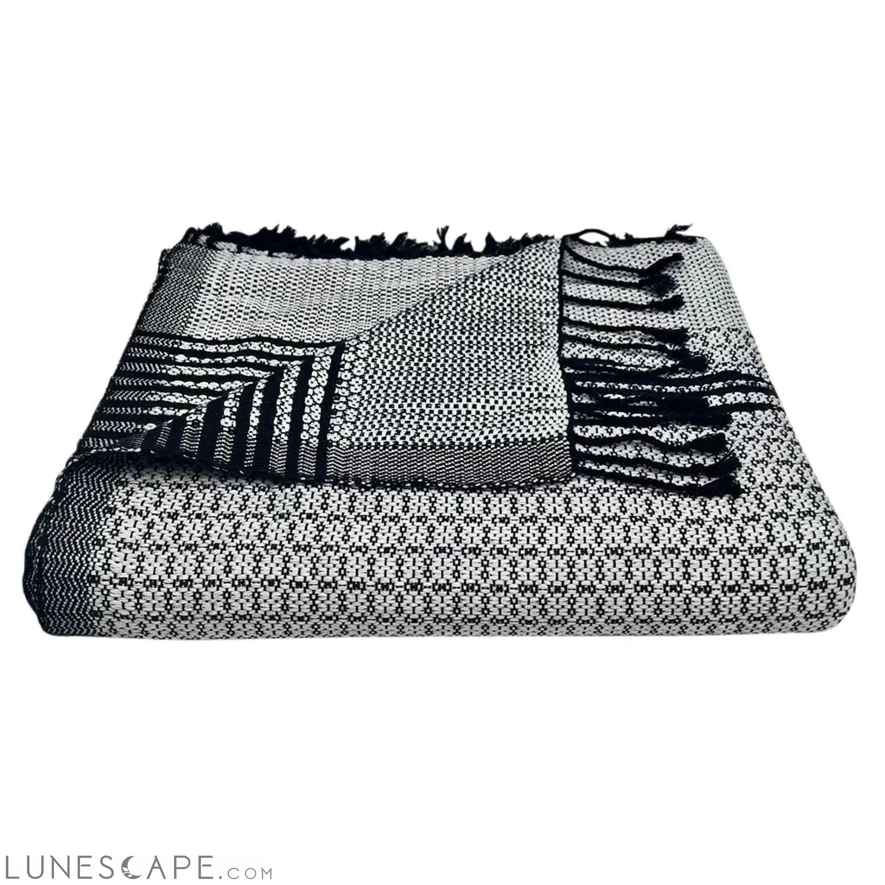 Silver Cambodia Tapestry Throw LUNESCAPE