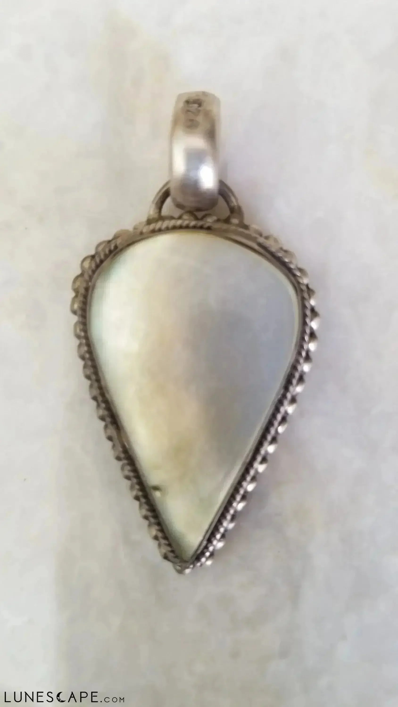 Silver Pendant - Semi Precious Stone LUNESCAPE