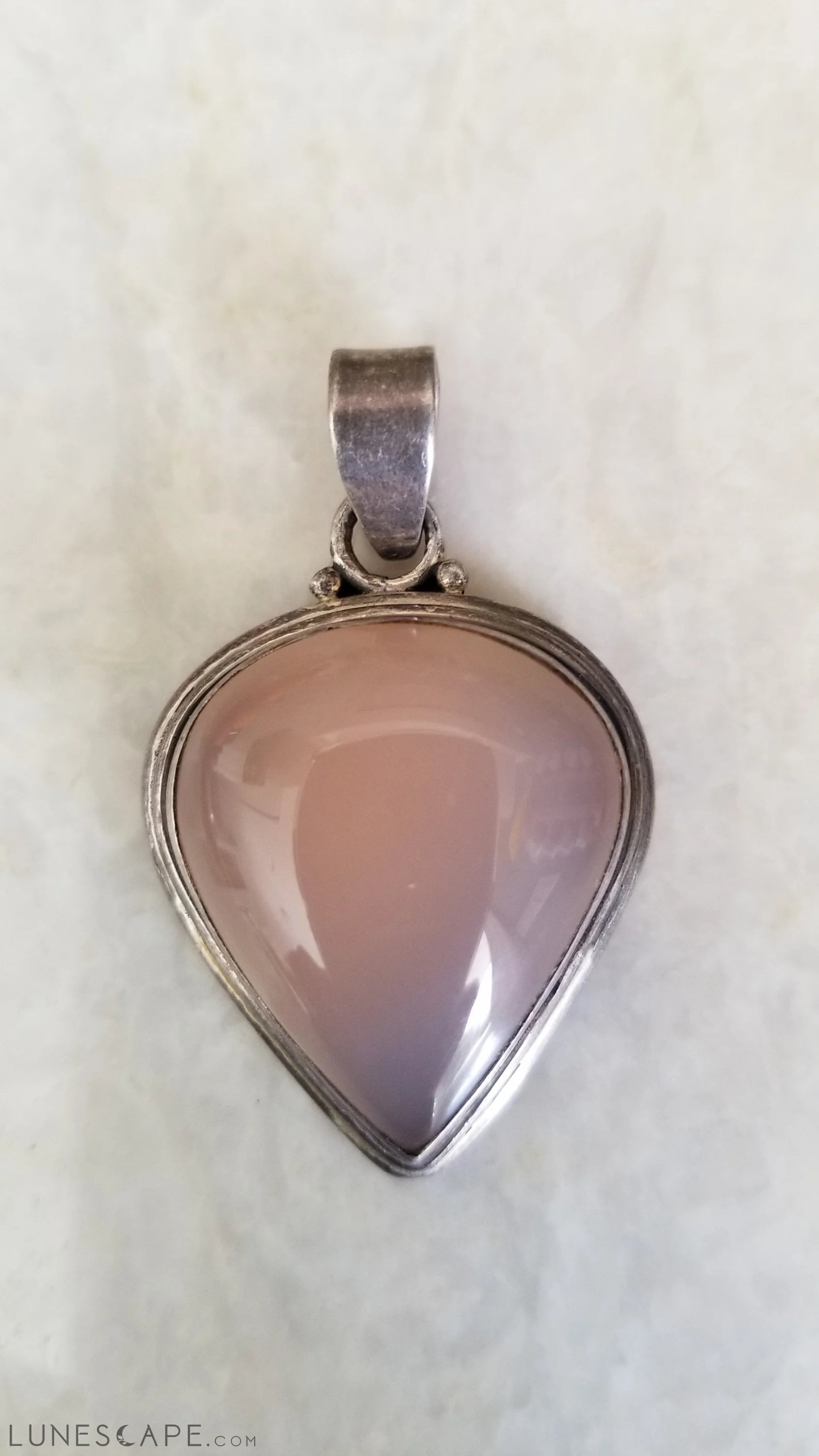 Silver Pendant - Semi Precious Stone LUNESCAPE