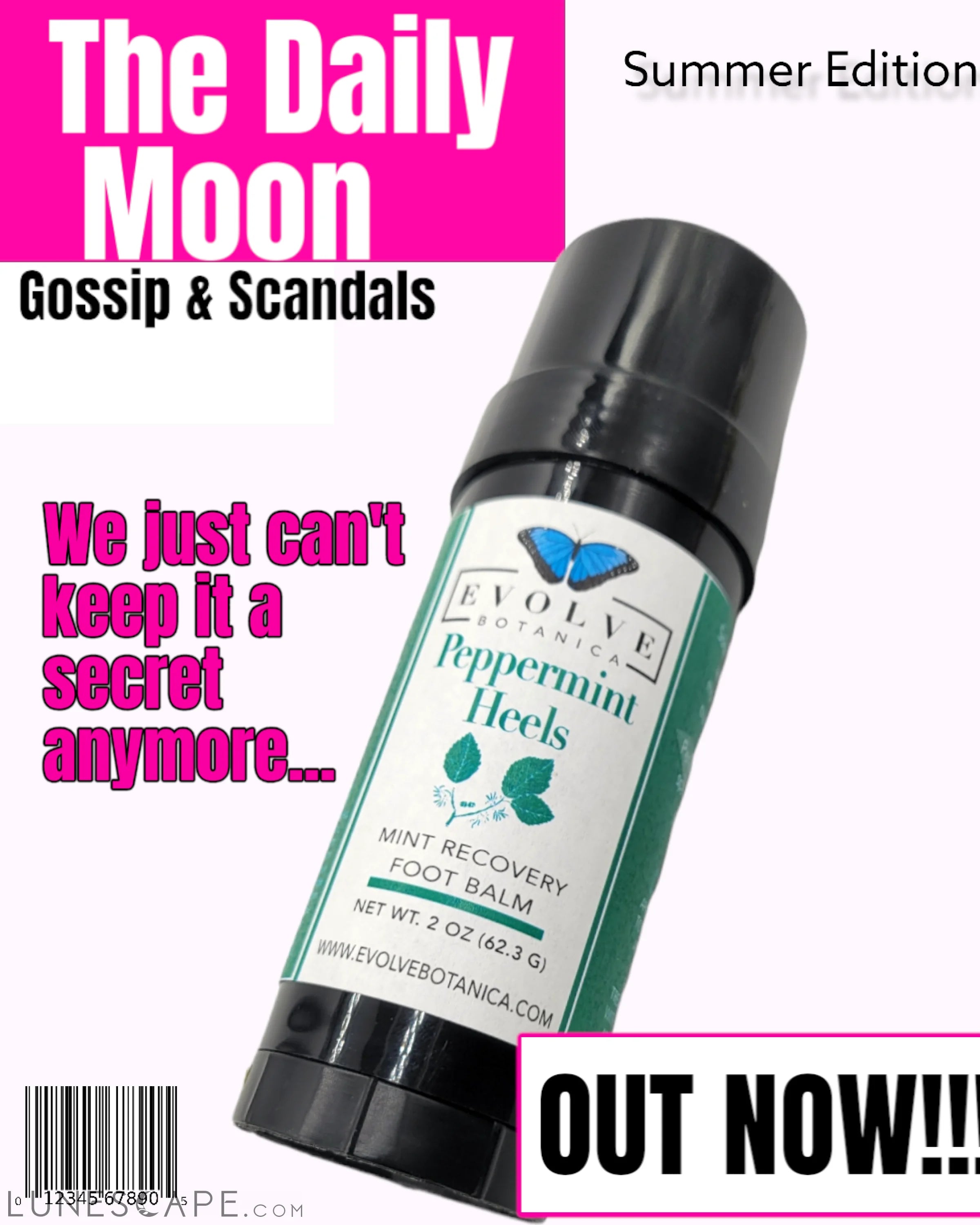 Skincare - Peppermint Heels Mint Restore Foot Balm LUNESCAPE