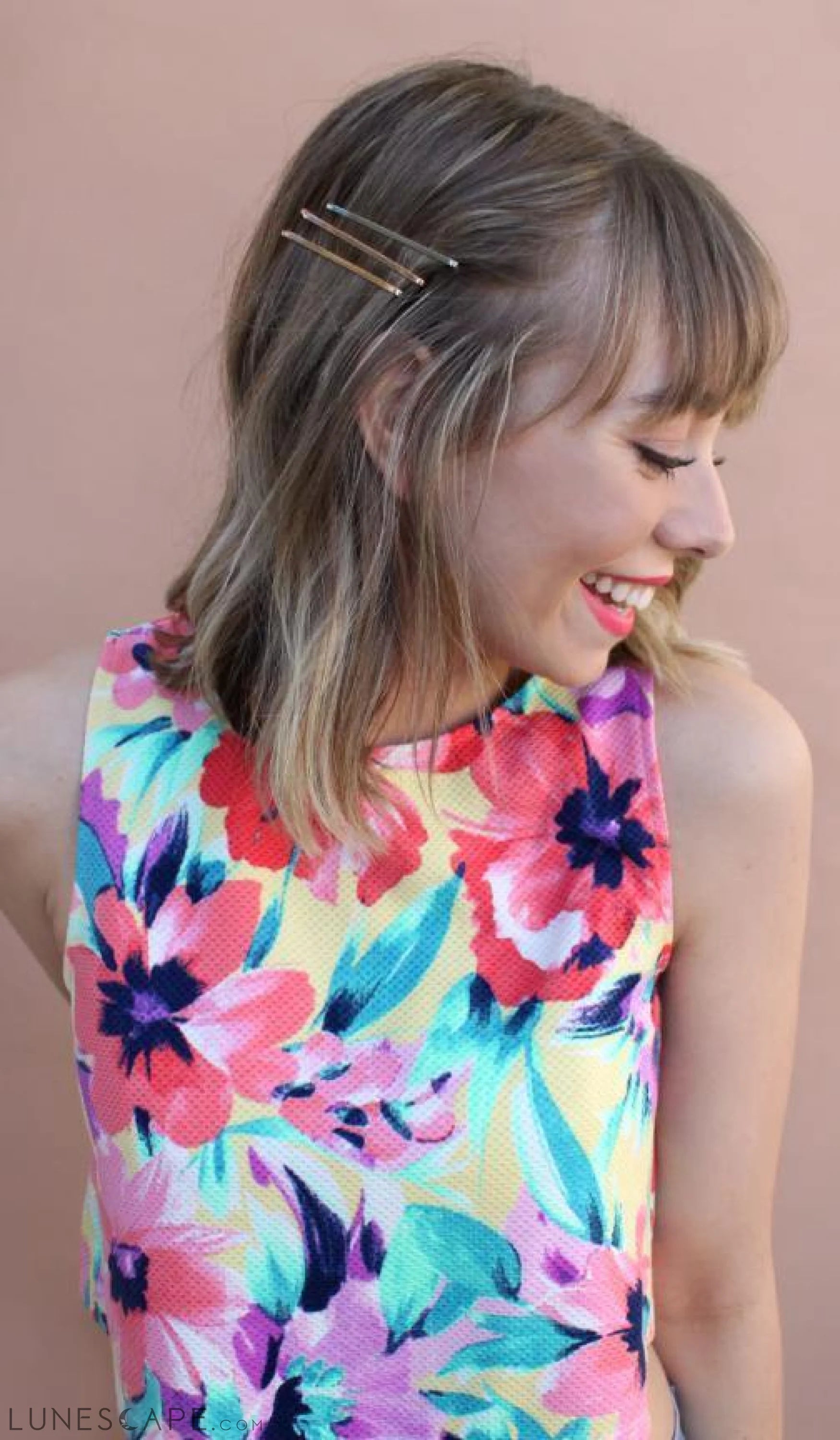 Sleek Hair Bobby Pins - Eucalyptus LUNESCAPE