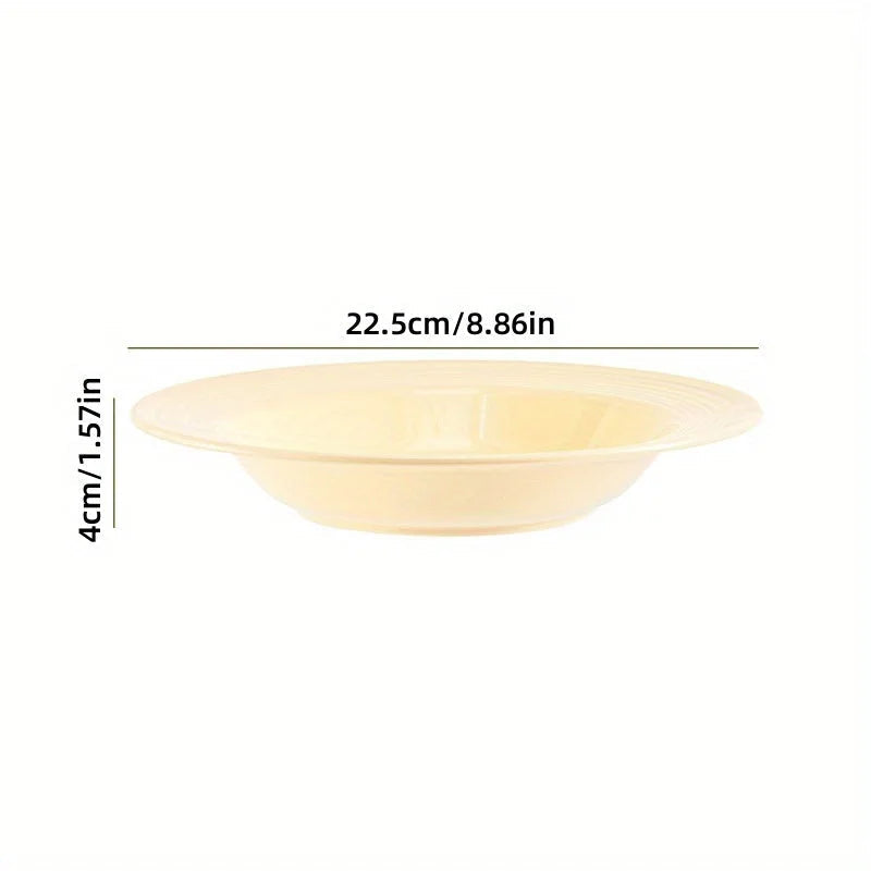 Sleek Minimalist Dinner Plate Versatile Durable Elegant LUNESCAPE