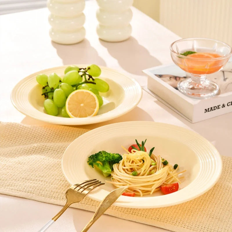 Sleek Minimalist Dinner Plate Versatile Durable Elegant LUNESCAPE