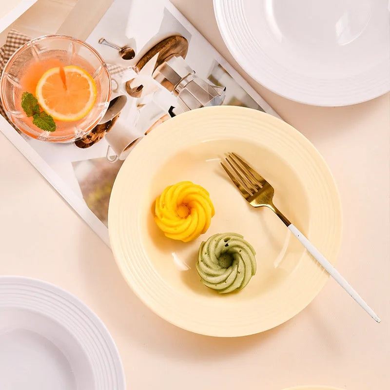 Sleek Minimalist Dinner Plate Versatile Durable Elegant LUNESCAPE