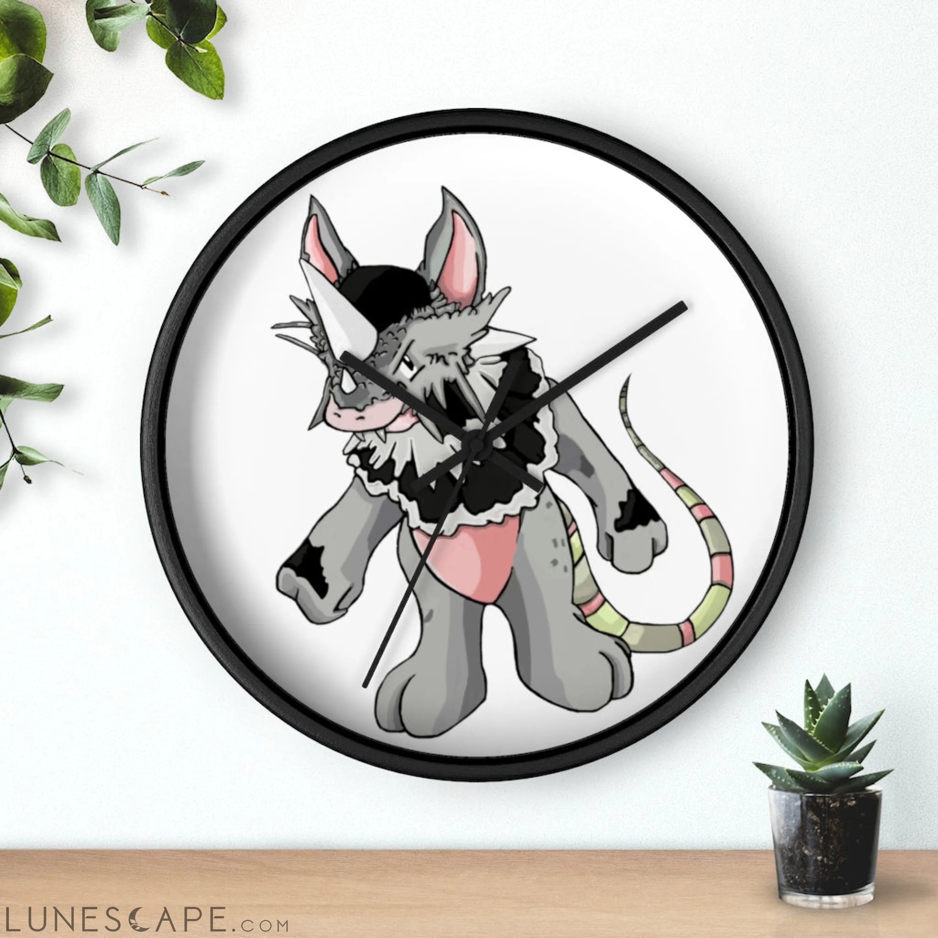 Snibble Wall clock LUNESCAPE