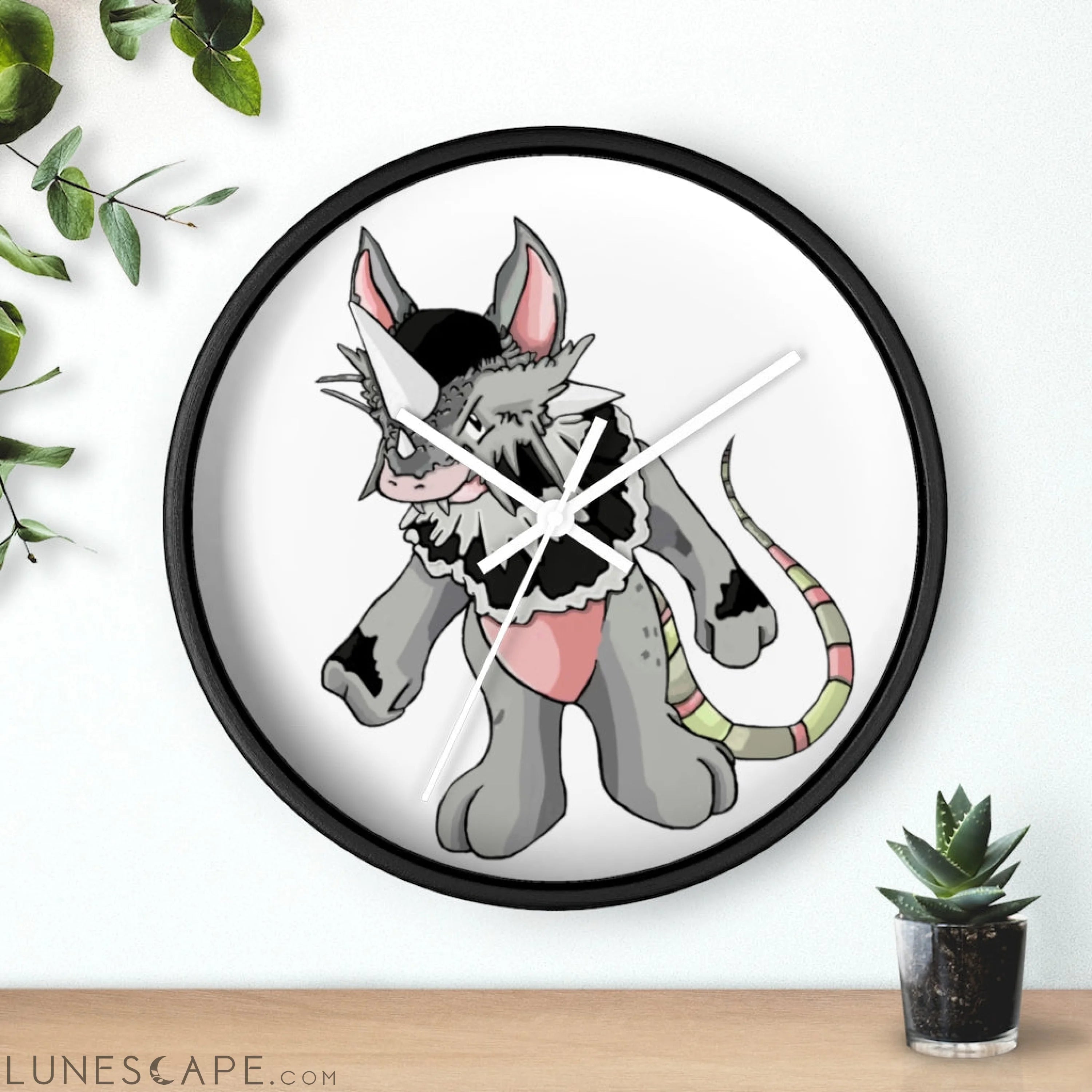 Snibble Wall clock LUNESCAPE