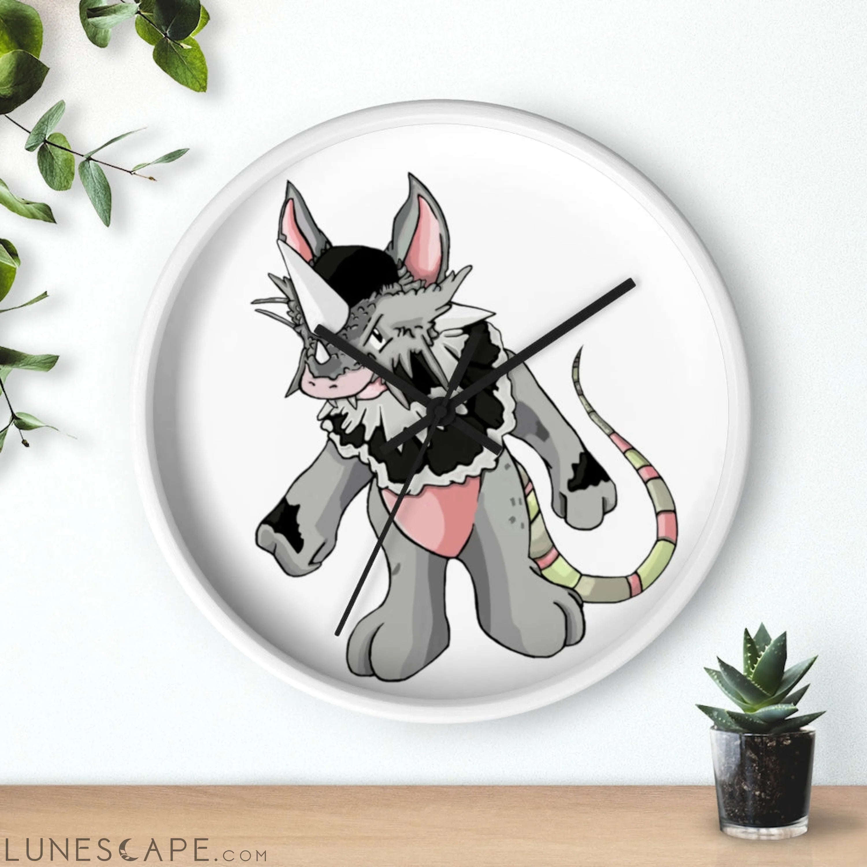 Snibble Wall clock LUNESCAPE