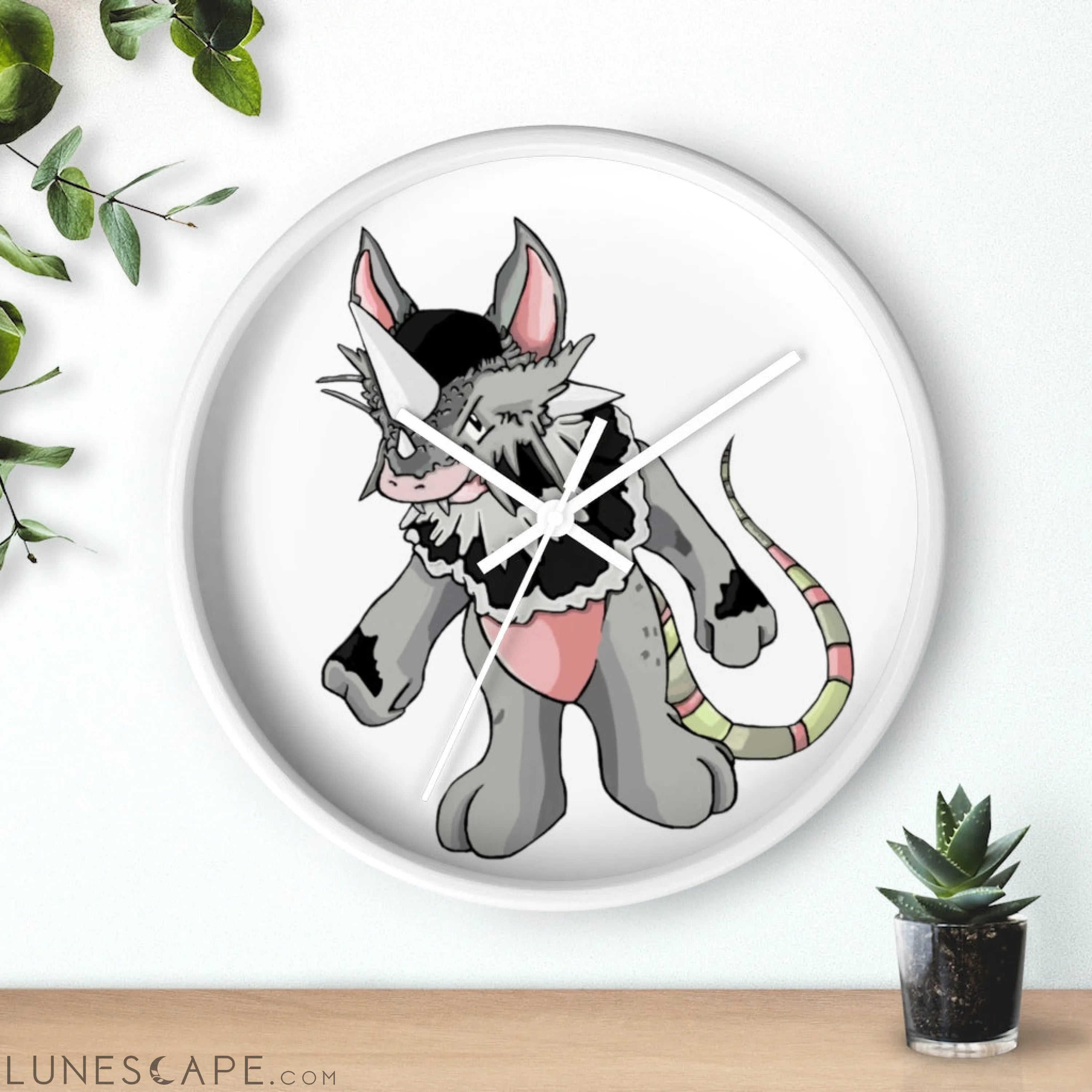Snibble Wall clock LUNESCAPE