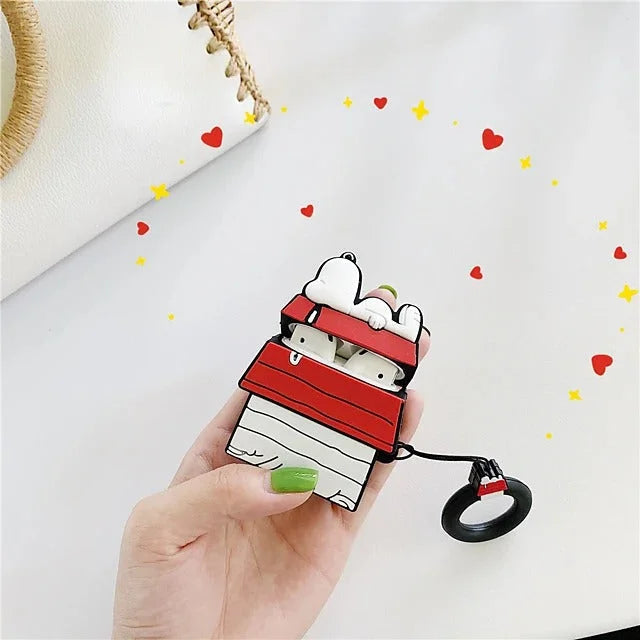 Snoopy House AirPods Headphone Case LUNESCAPE