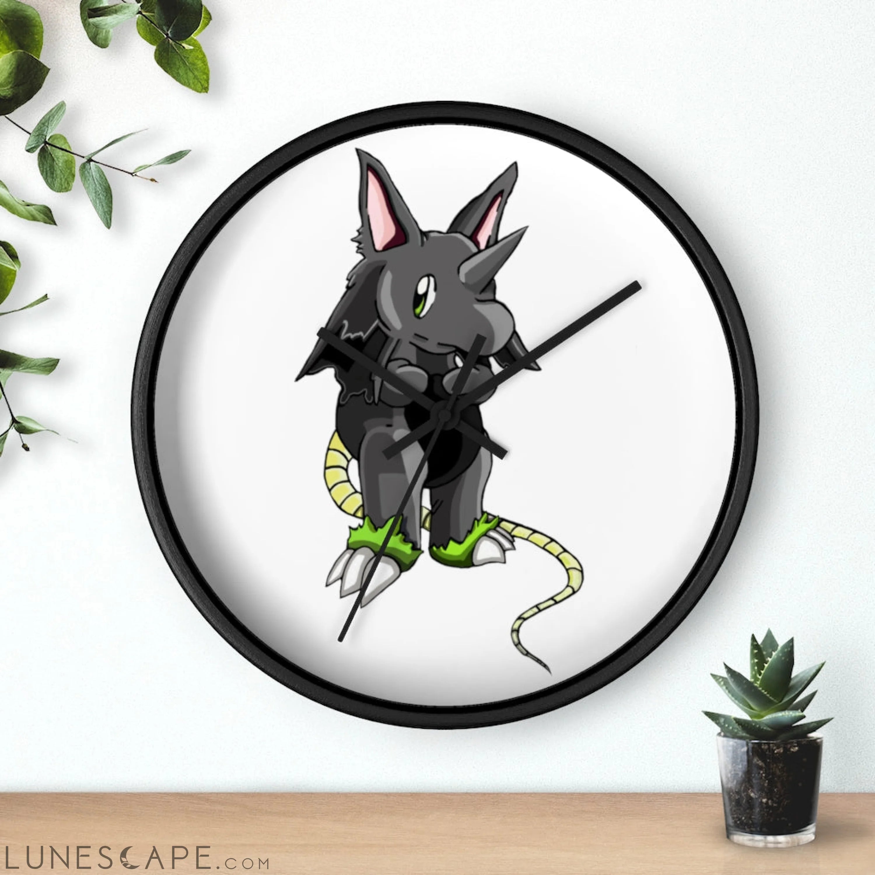 Snouse Wall clock LUNESCAPE