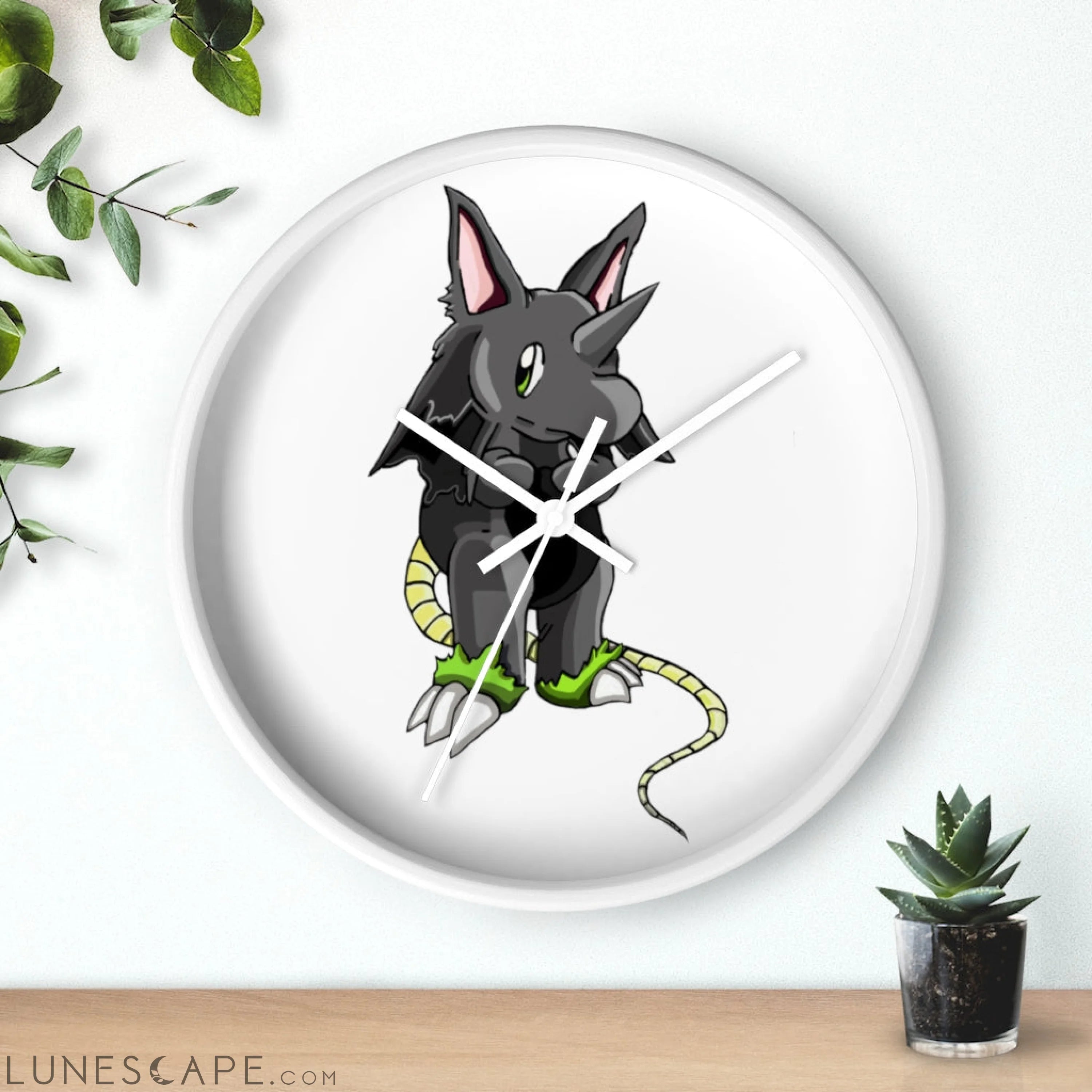 Snouse Wall clock LUNESCAPE