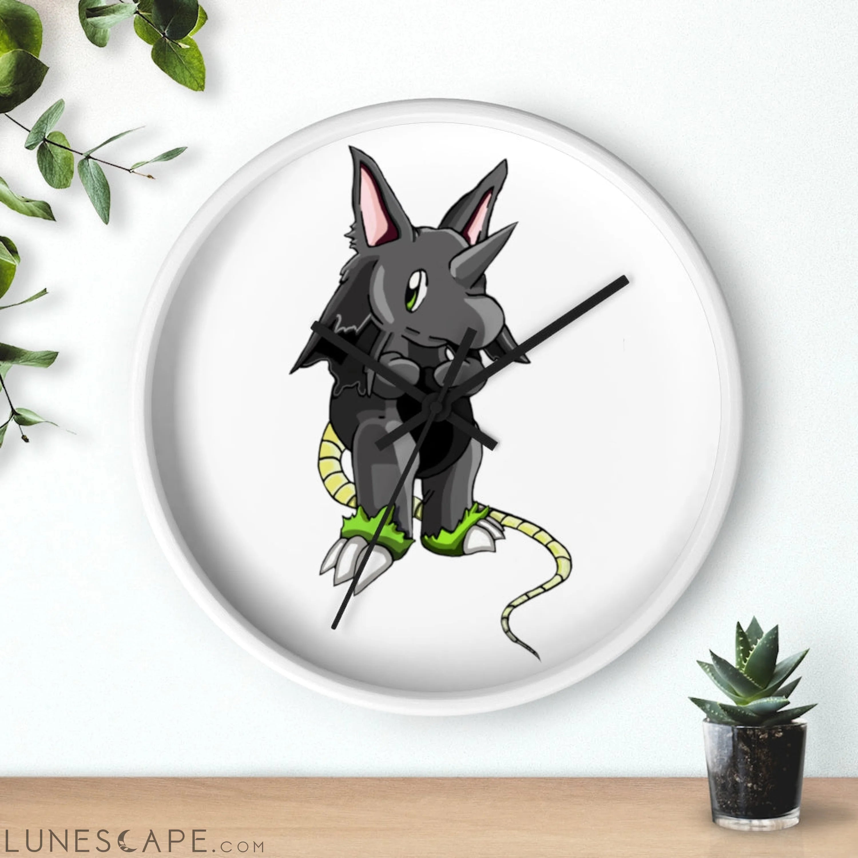 Snouse Wall clock LUNESCAPE