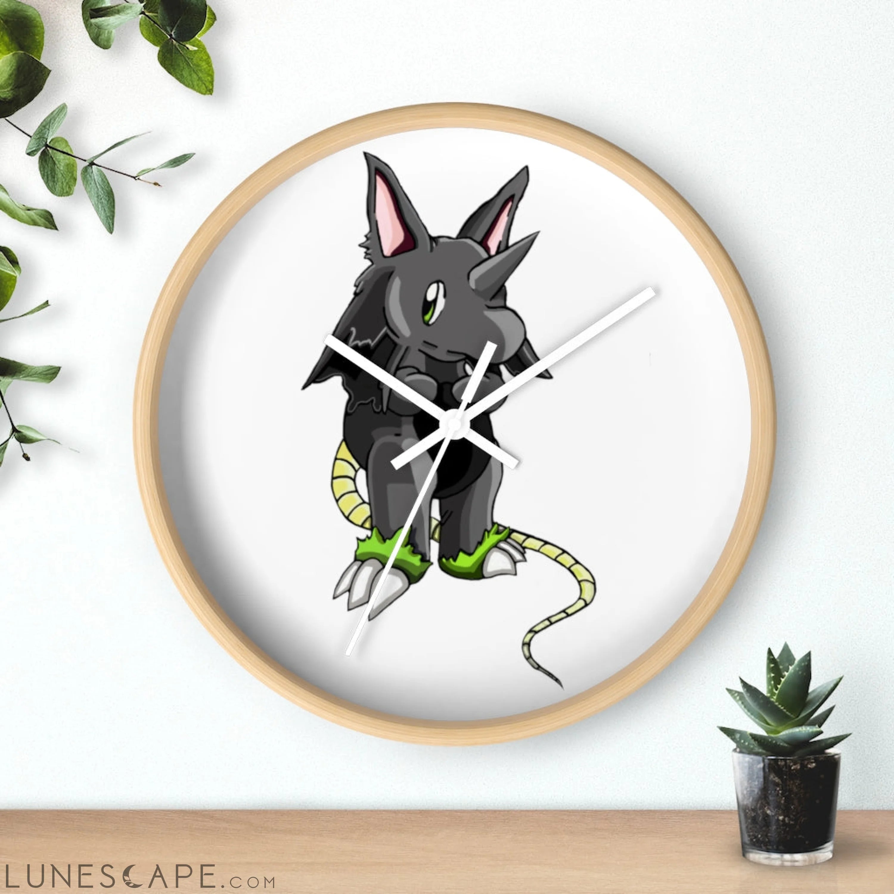 Snouse Wall clock LUNESCAPE