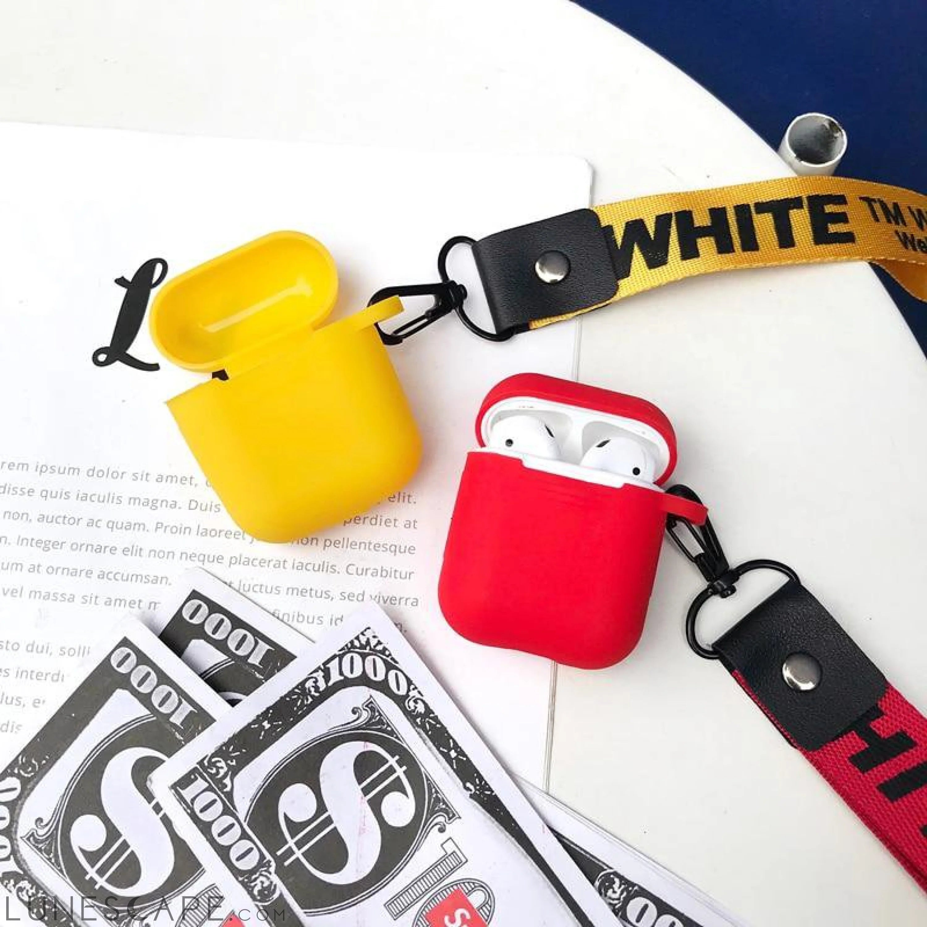 Soft Silicone Apple AirPods Case LUNESCAPE