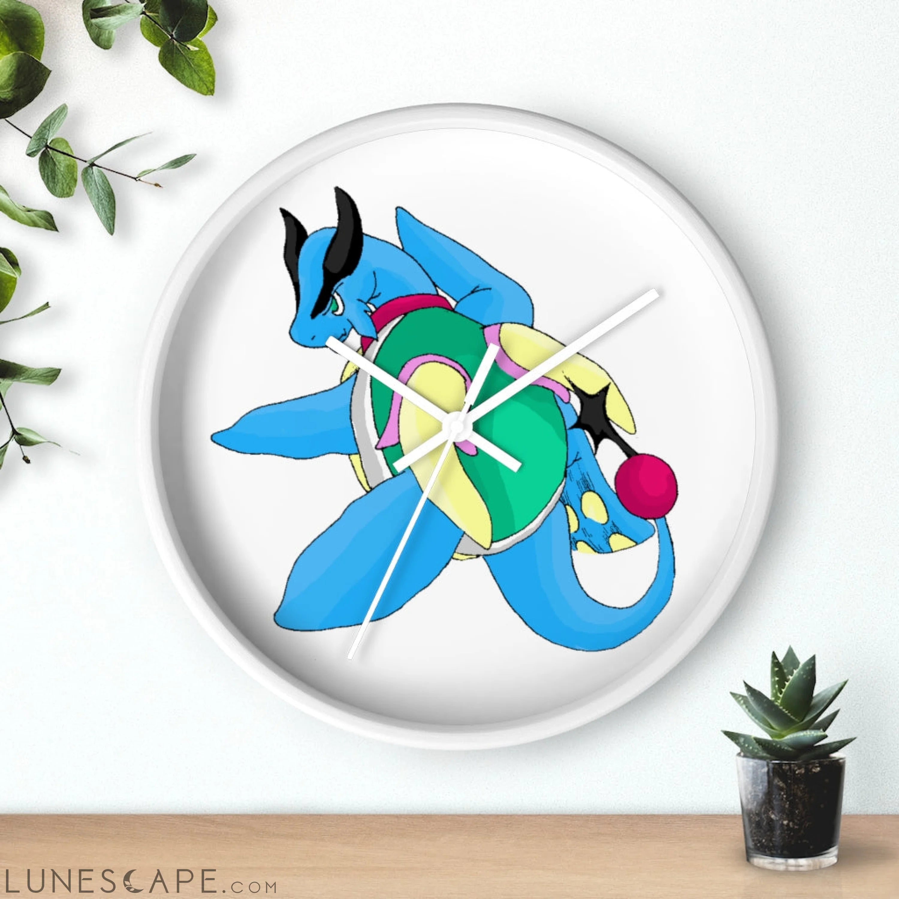 Spanglex Wall clock LUNESCAPE
