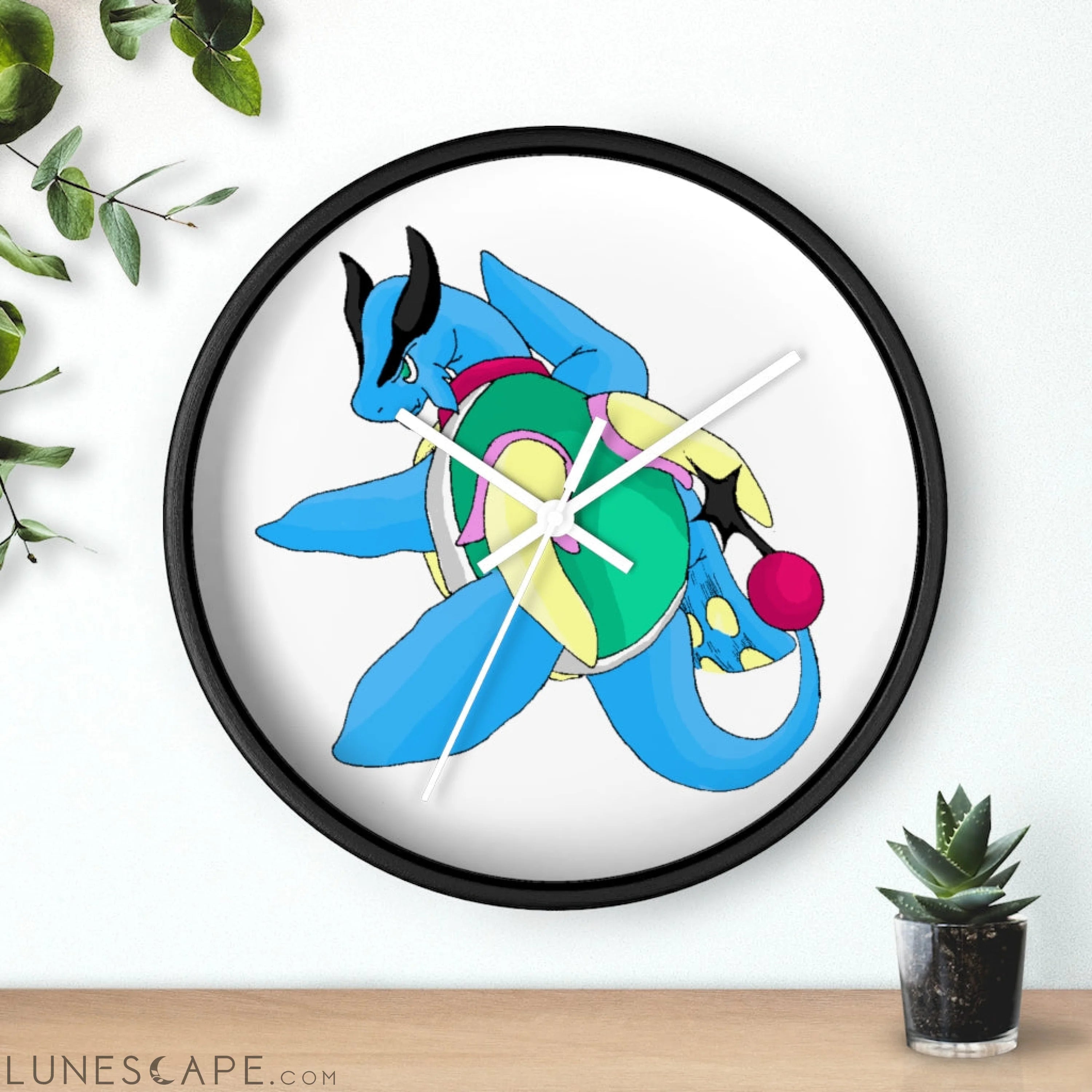 Spanglex Wall clock LUNESCAPE