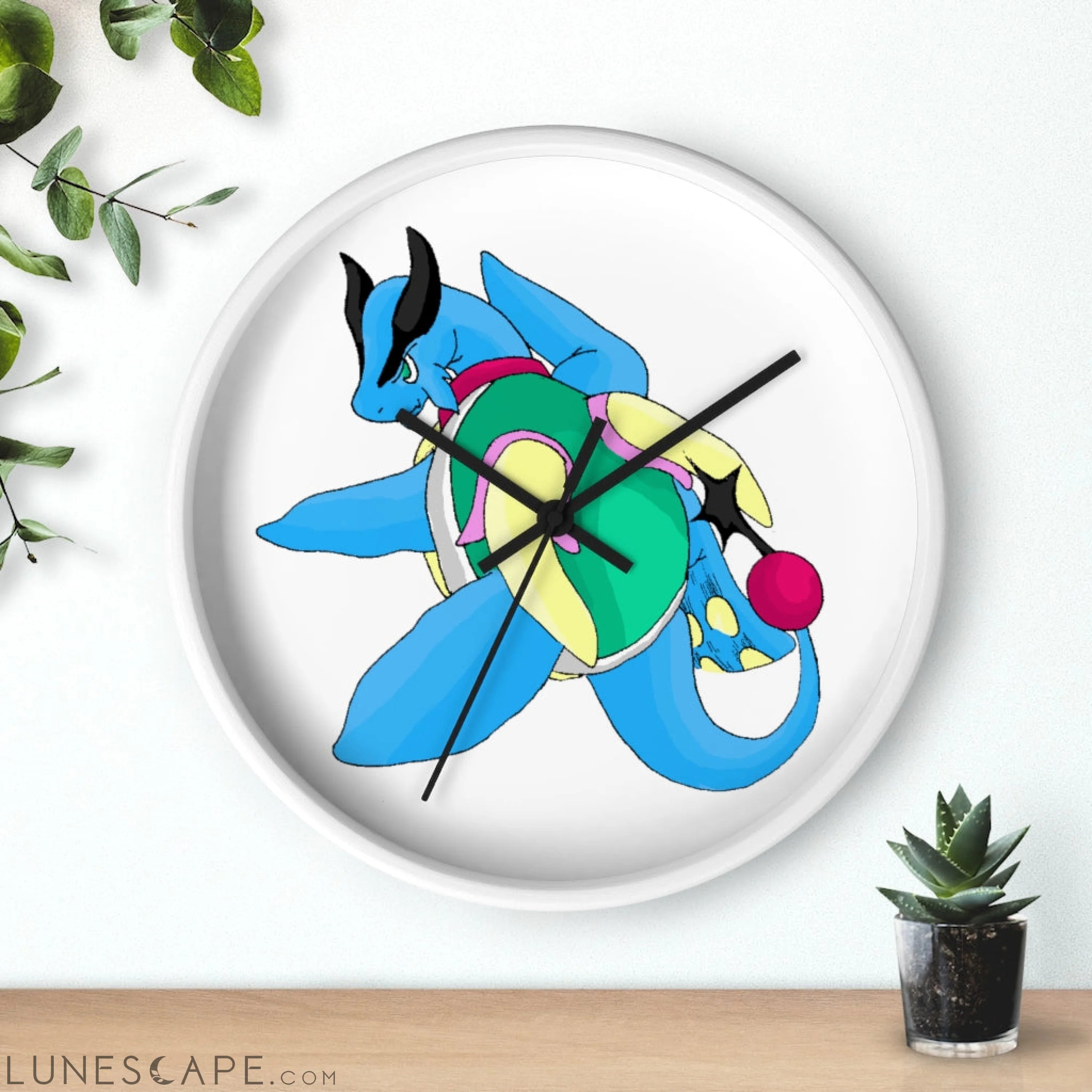 Spanglex Wall clock LUNESCAPE