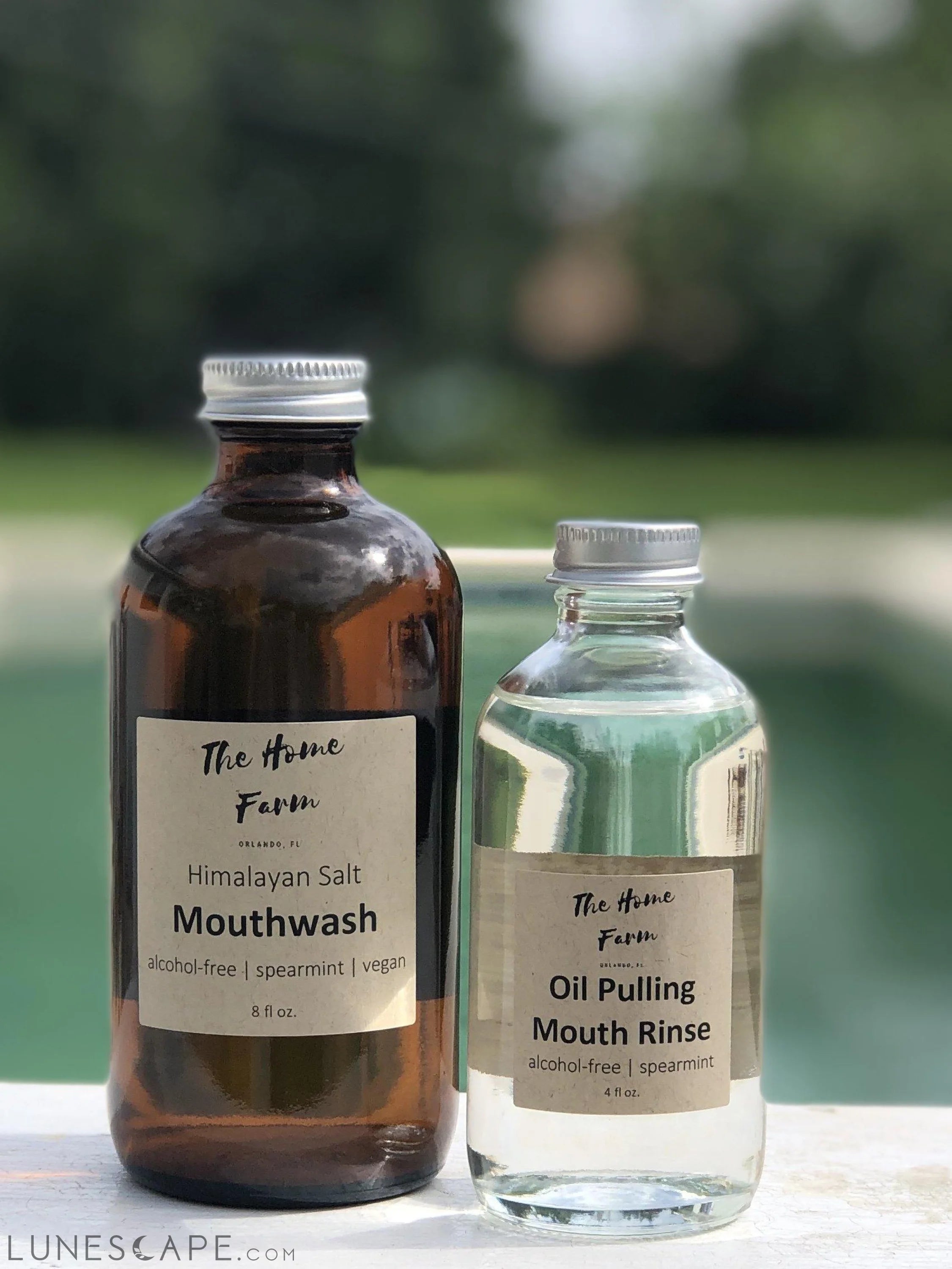 Spearmint Oil Pulling Mouthrinse LUNESCAPE
