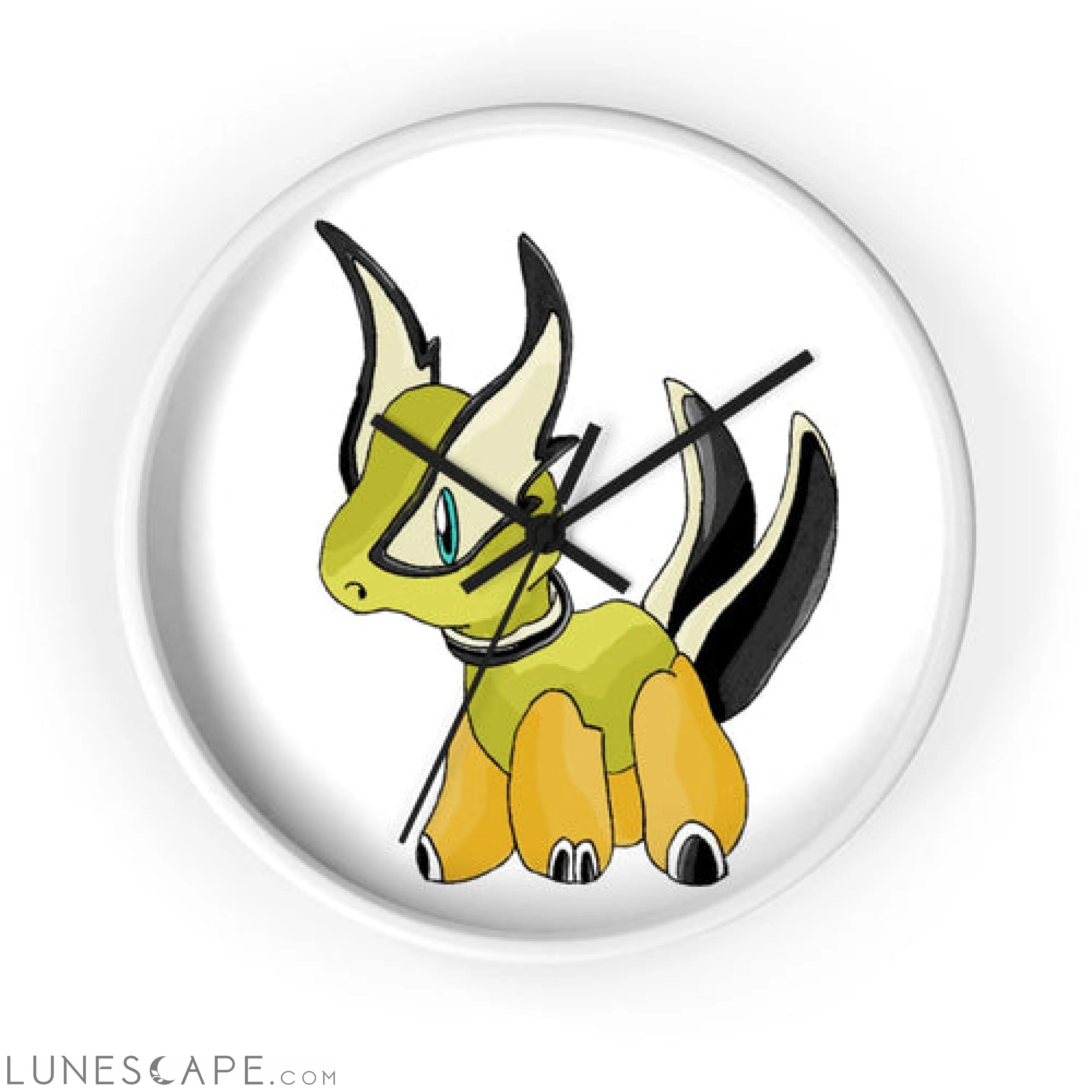 Spore Wall clock LUNESCAPE
