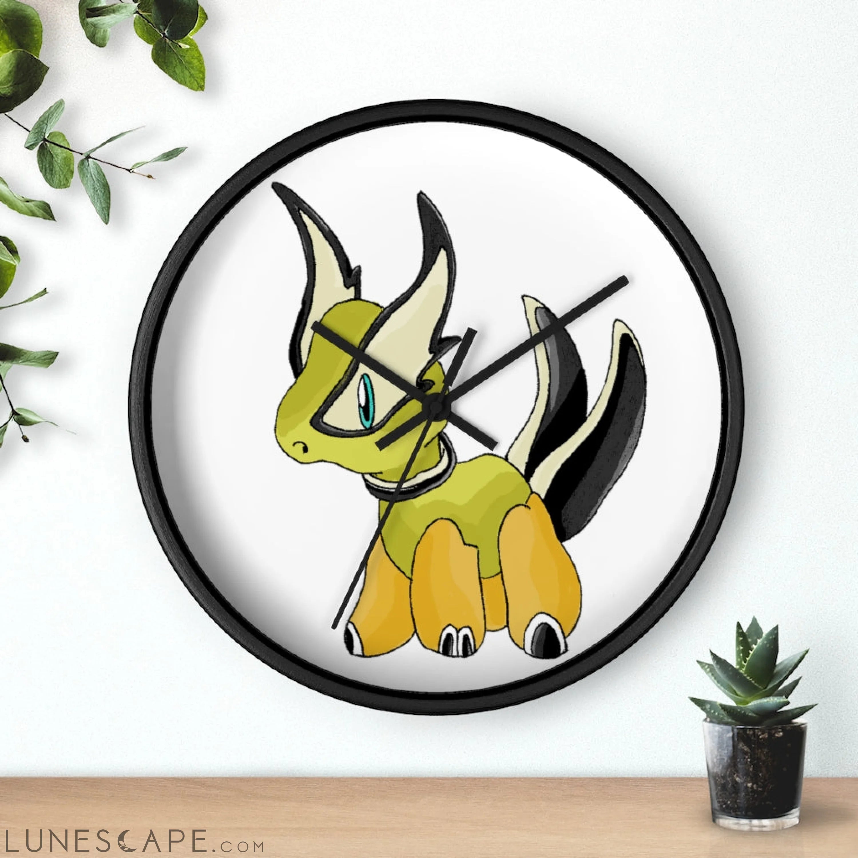 Spore Wall clock LUNESCAPE