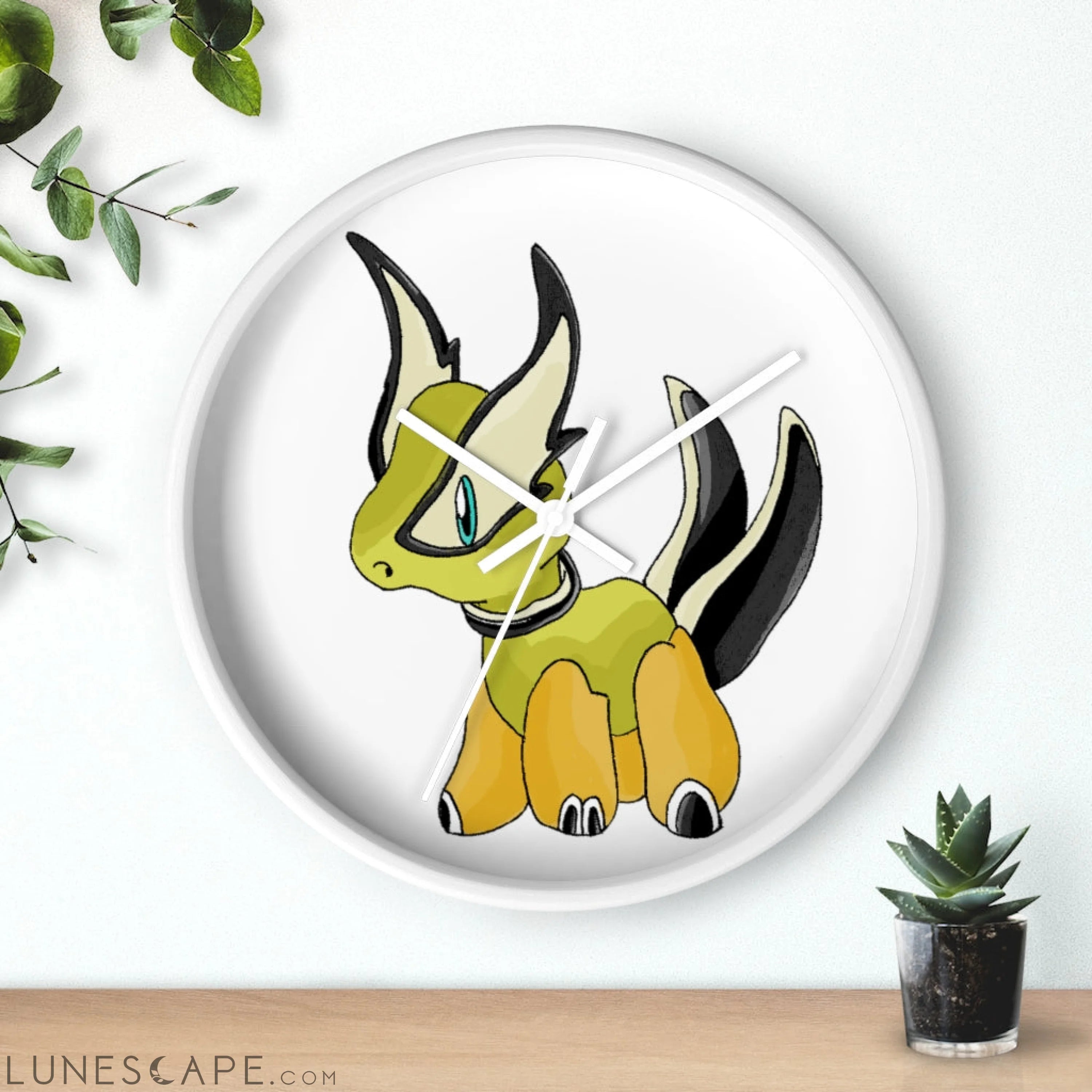 Spore Wall clock LUNESCAPE