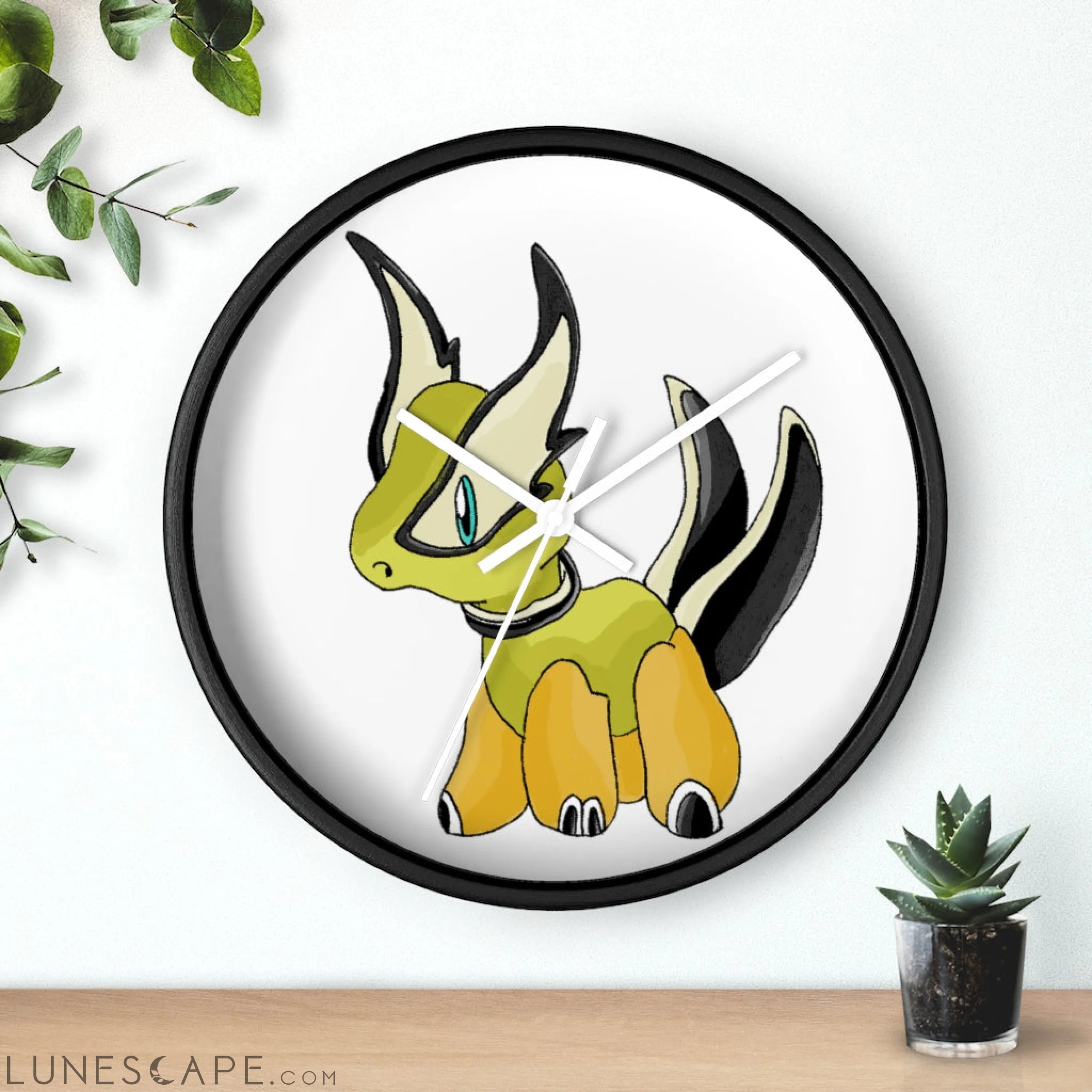 Spore Wall clock LUNESCAPE