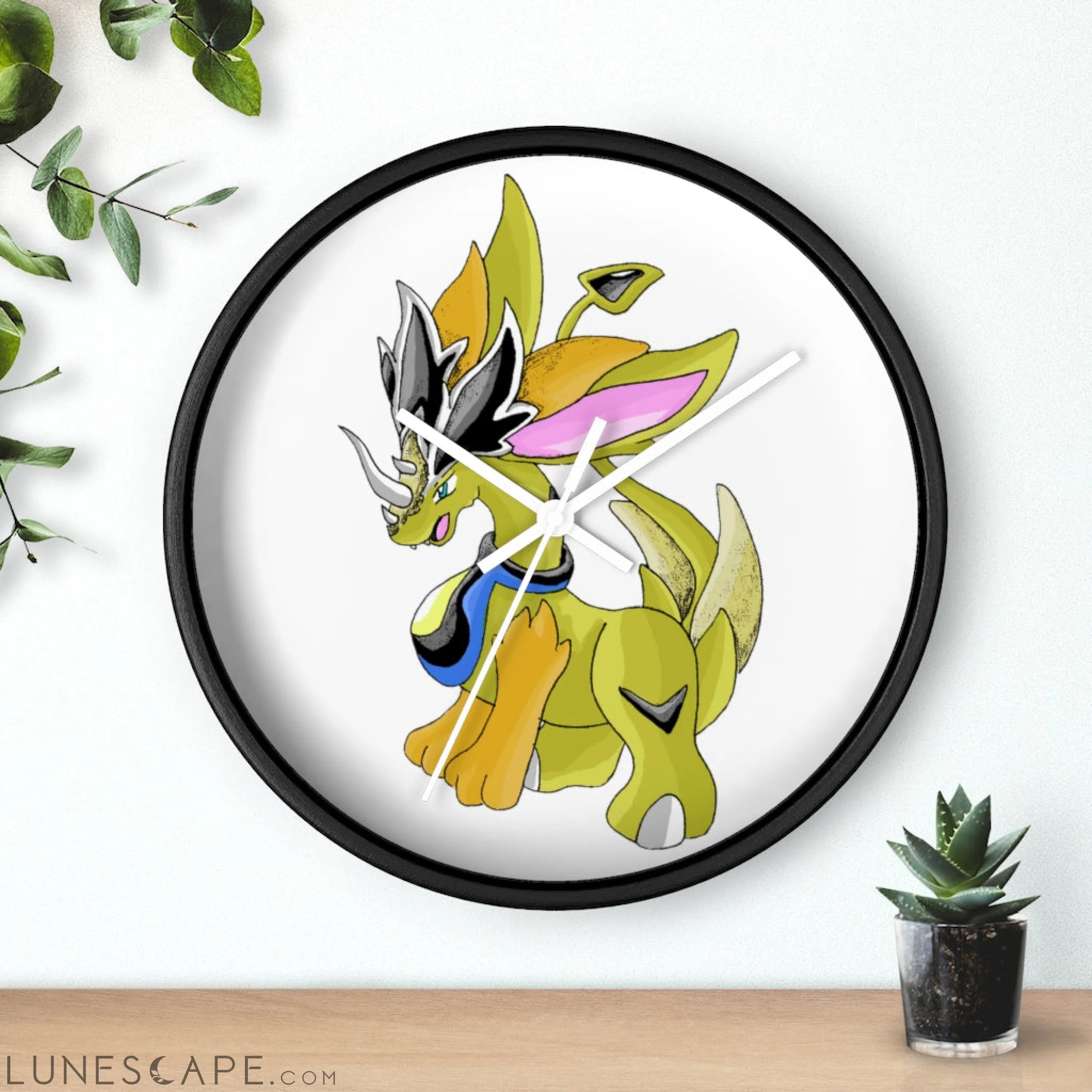 Sporecheila Wall clock LUNESCAPE