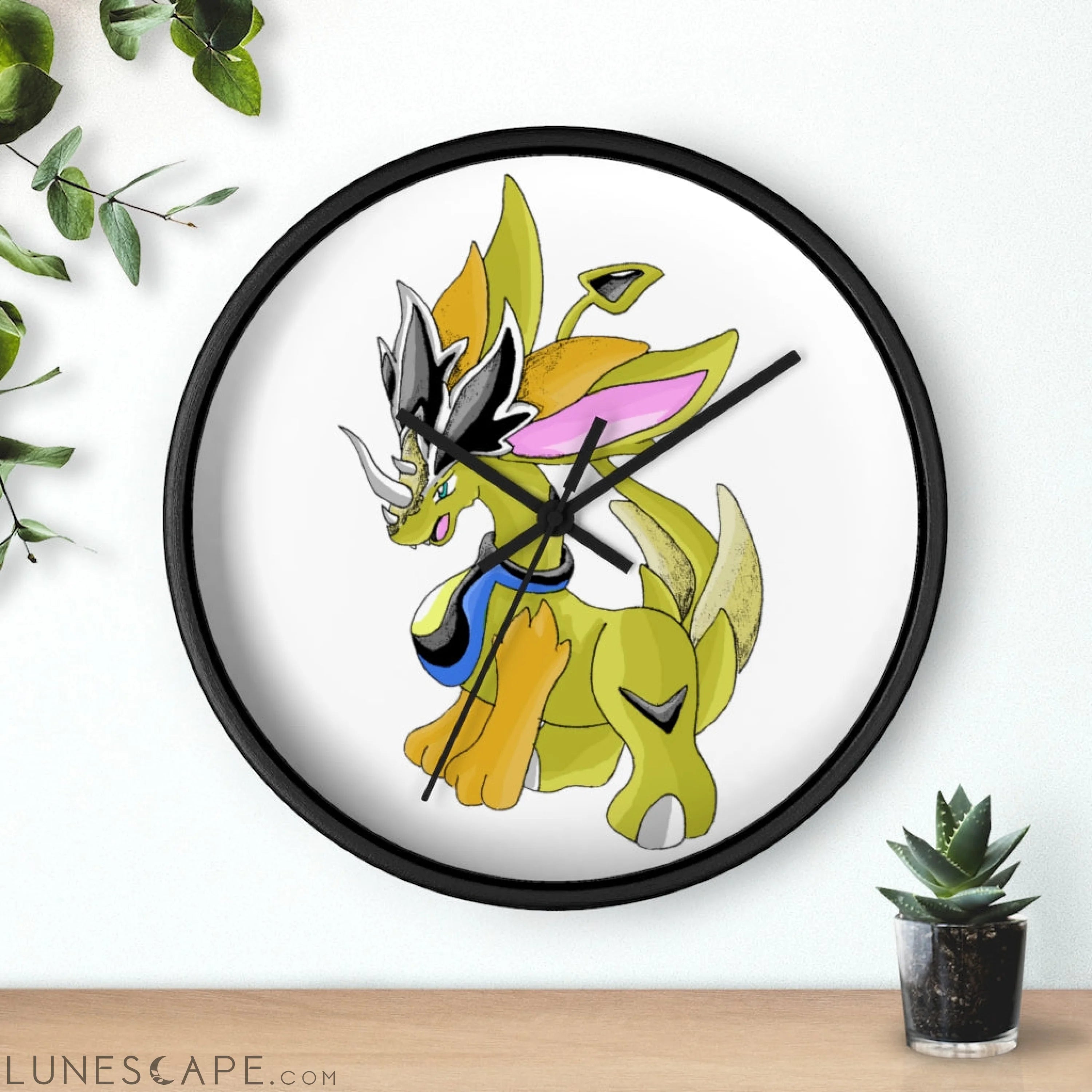 Sporecheila Wall clock LUNESCAPE