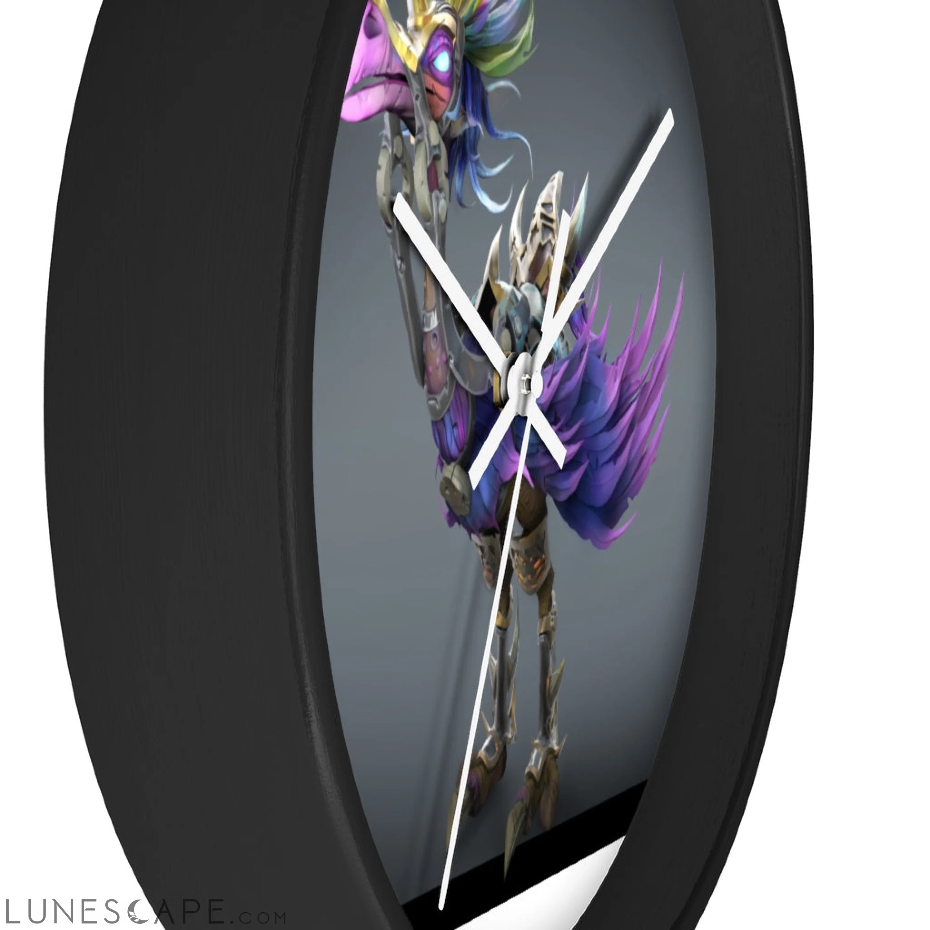 Squawkers the Ostrich Mount Wall clock LUNESCAPE