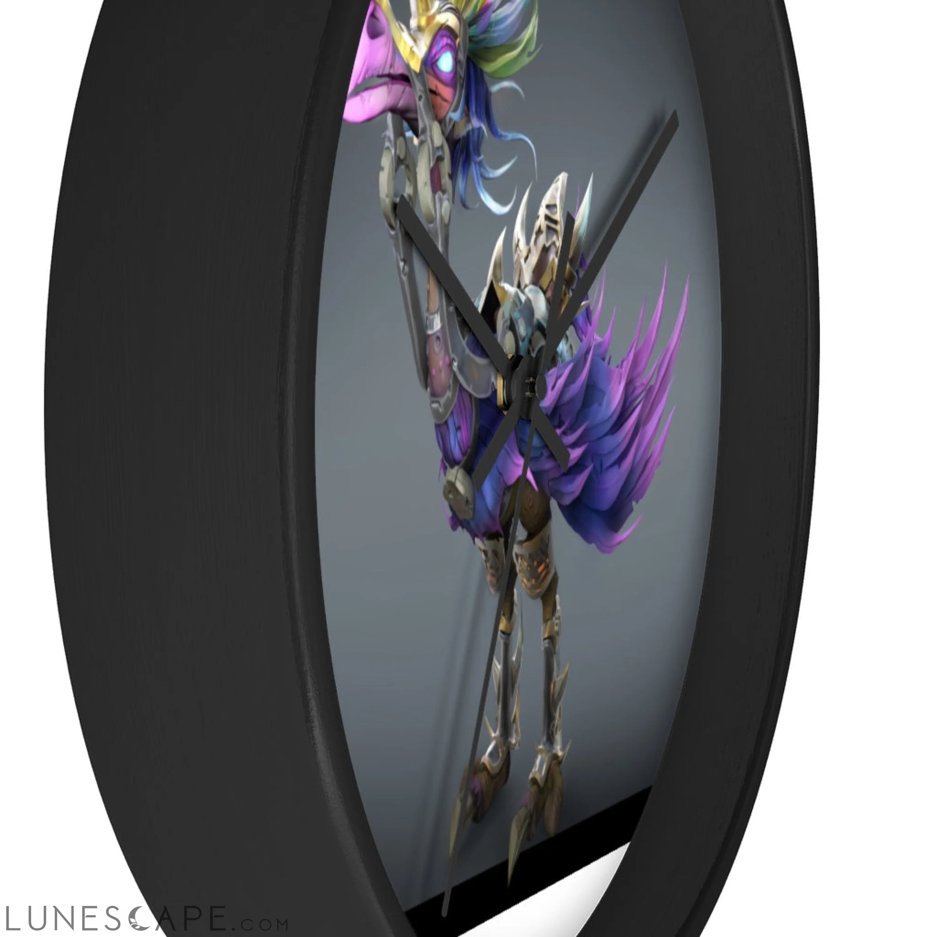 Squawkers the Ostrich Mount Wall clock LUNESCAPE