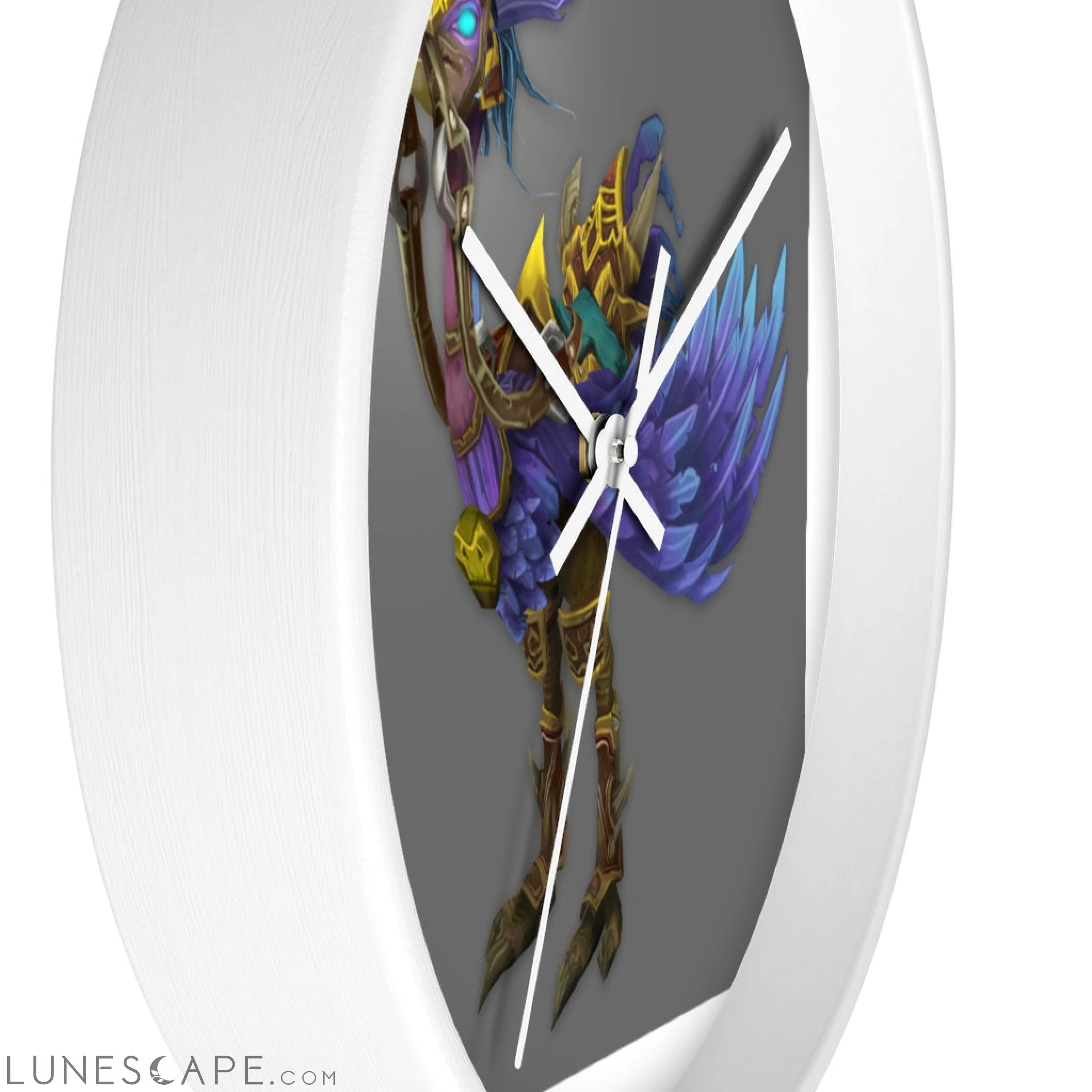 Squawkers the Ostrich Mount Wall clock LUNESCAPE