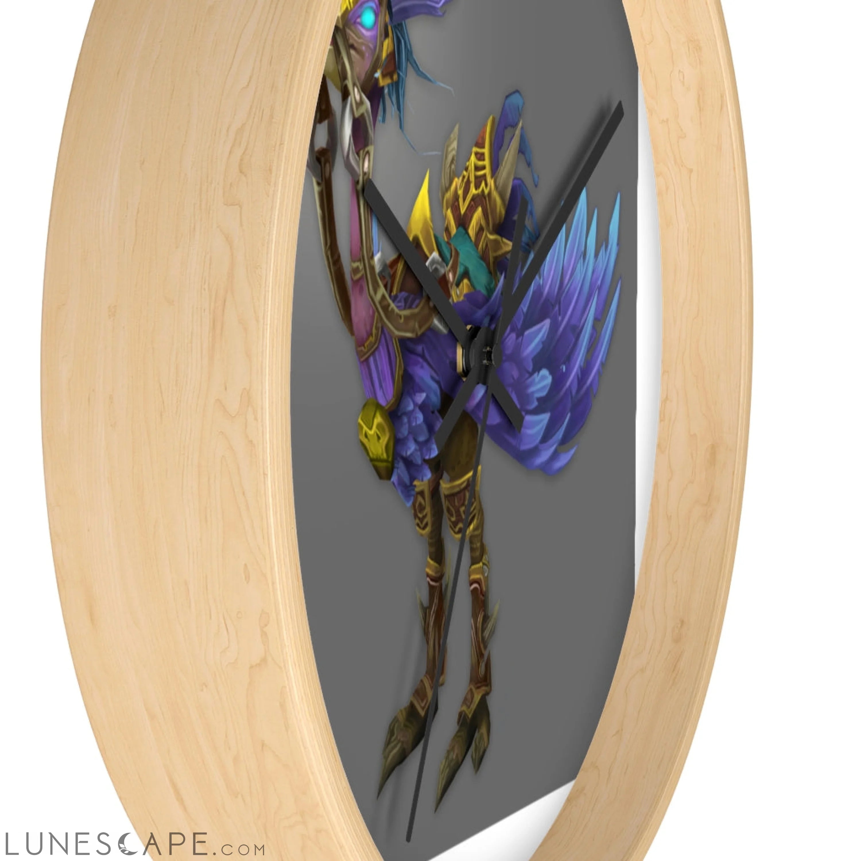 Squawkers the Ostrich Mount Wall clock LUNESCAPE