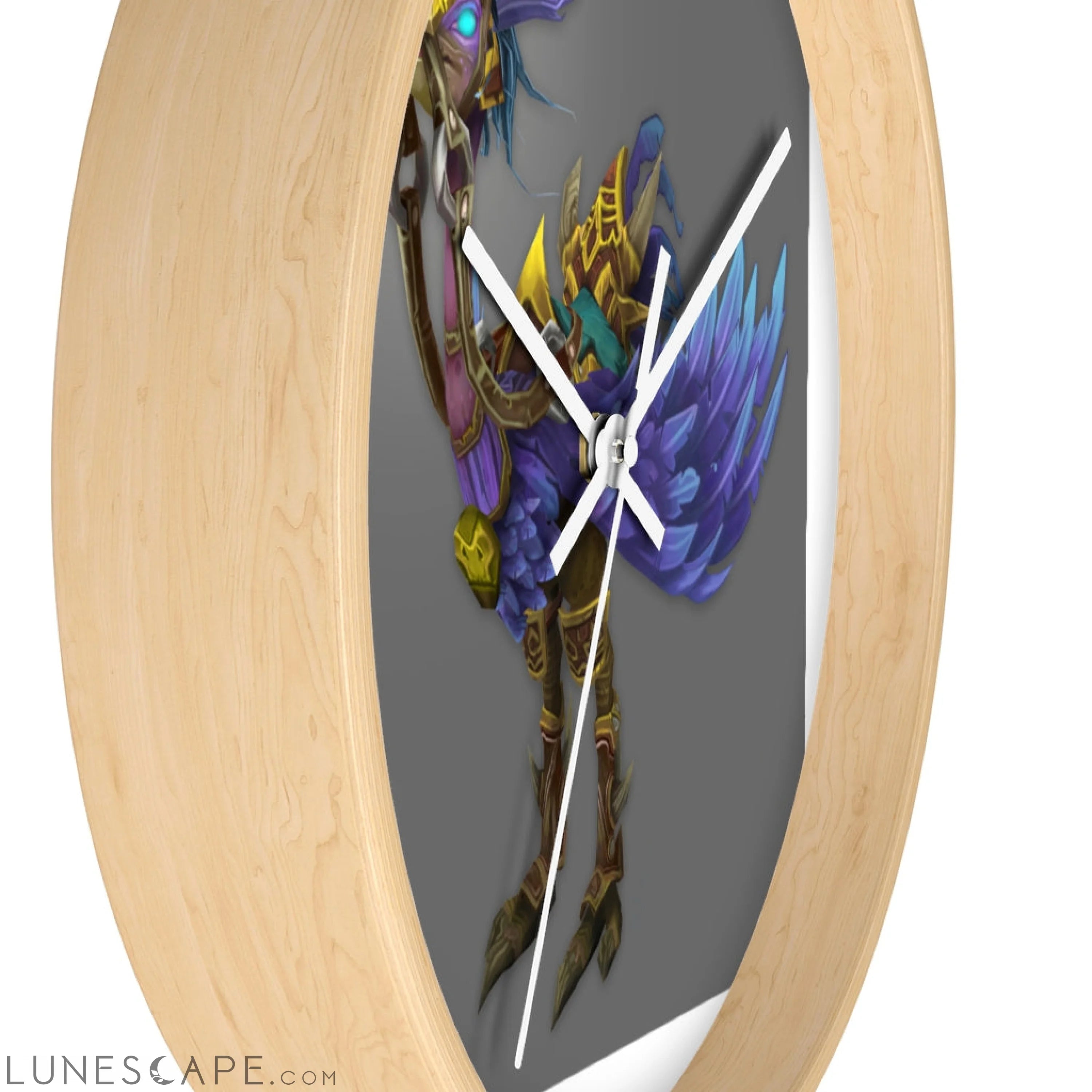 Squawkers the Ostrich Mount Wall clock LUNESCAPE