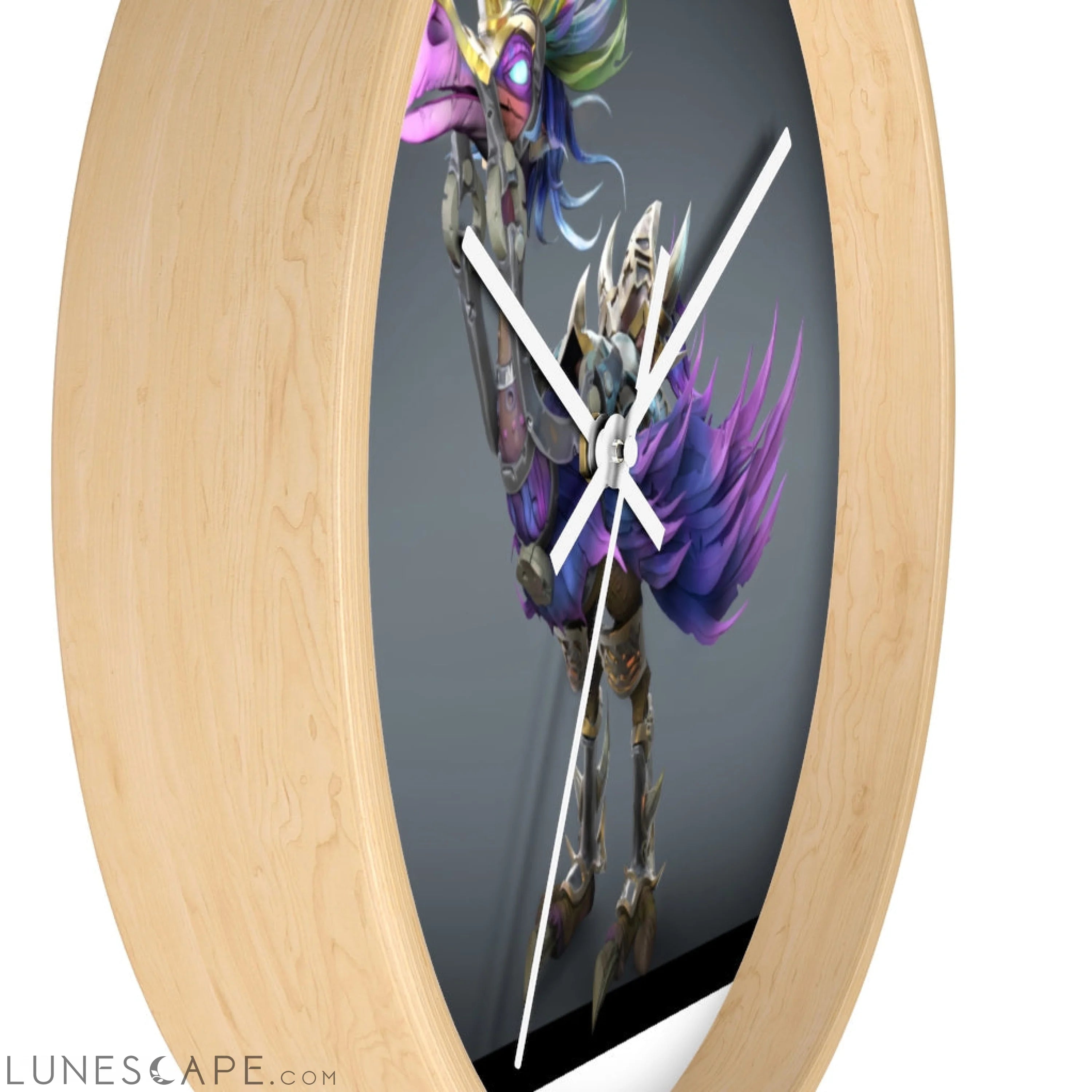 Squawkers the Ostrich Mount Wall clock LUNESCAPE