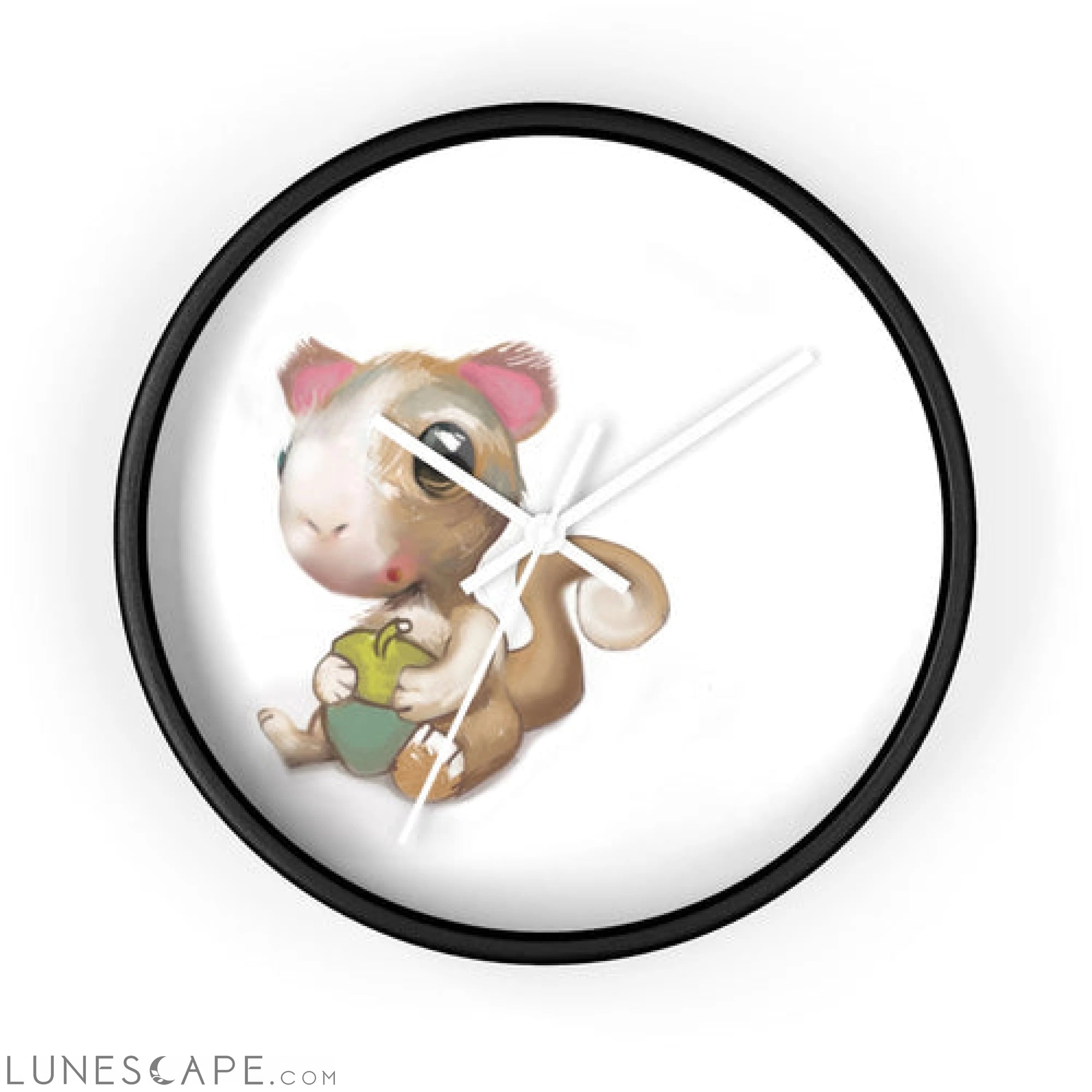 Squirrel Wall clock LUNESCAPE