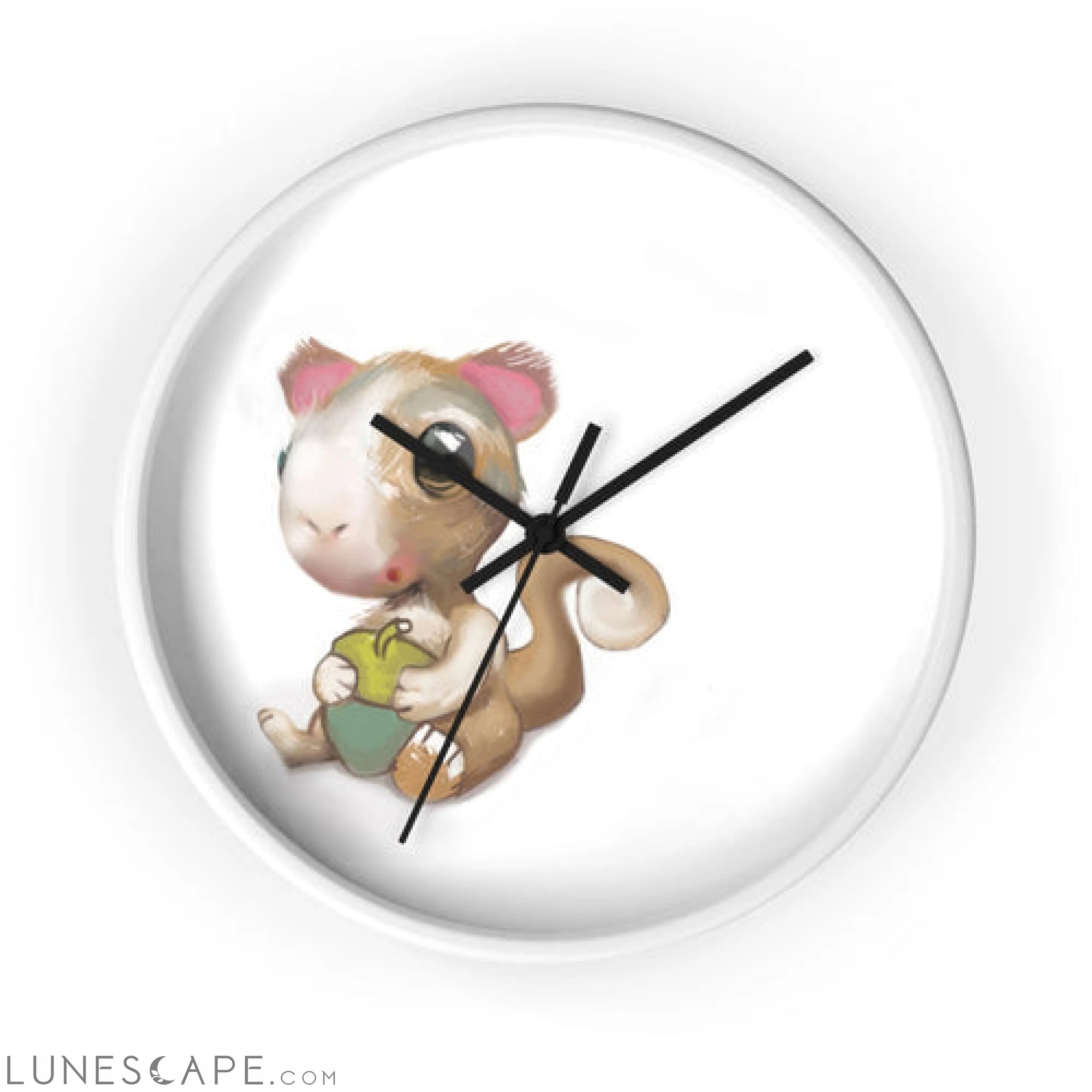 Squirrel Wall clock LUNESCAPE