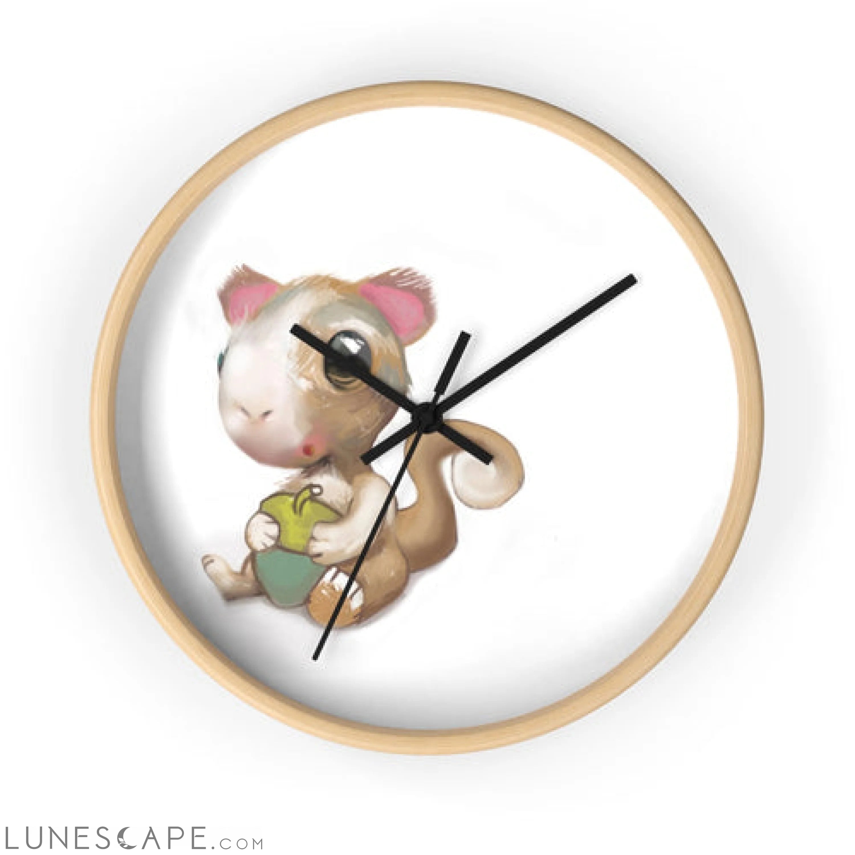 Squirrel Wall clock LUNESCAPE