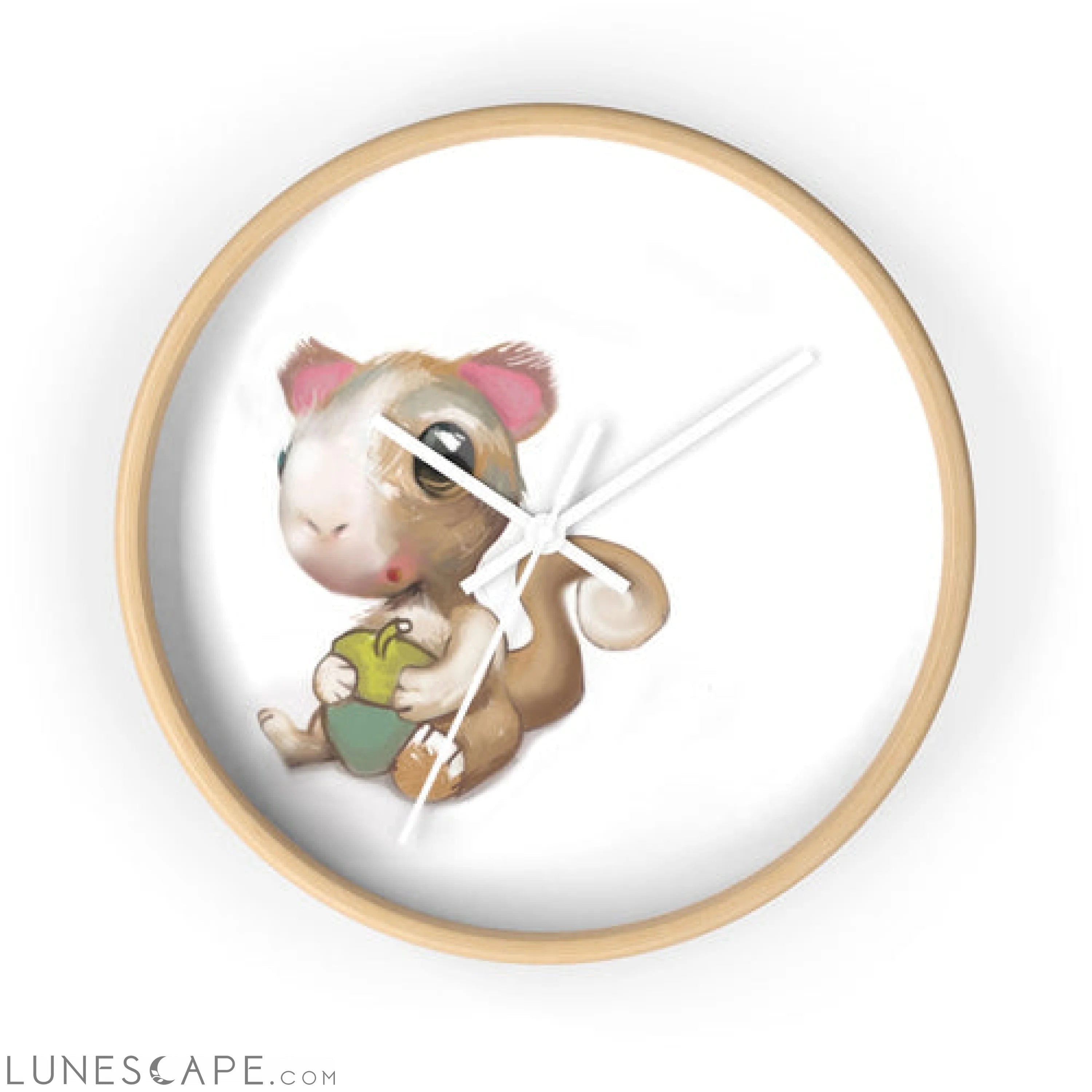 Squirrel Wall clock LUNESCAPE