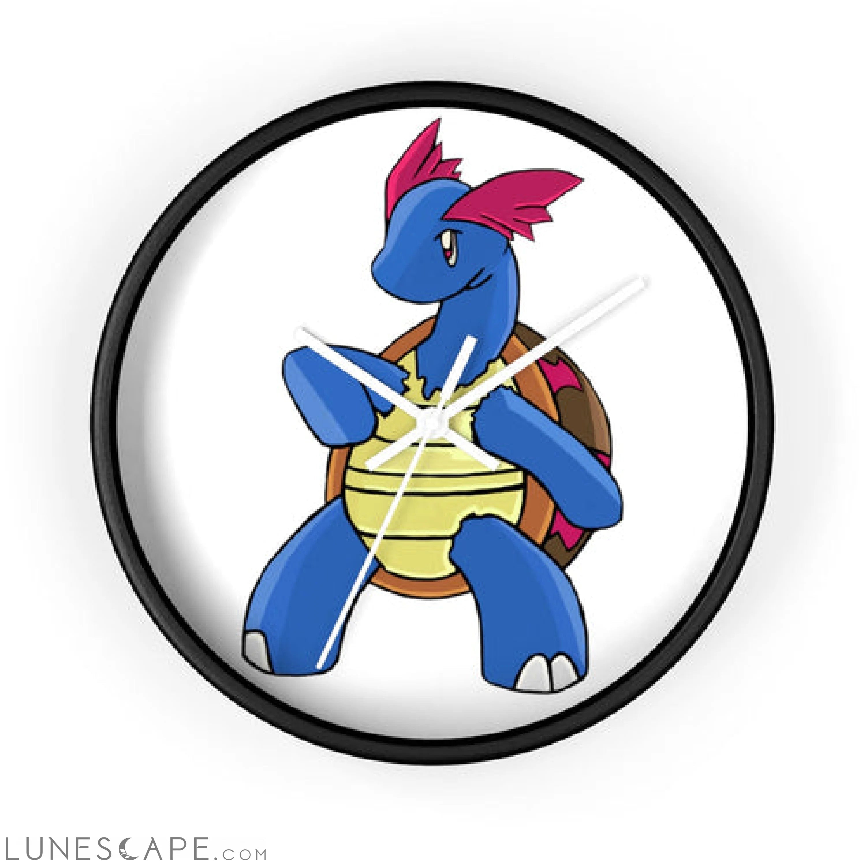 Squirtila Wall clock LUNESCAPE