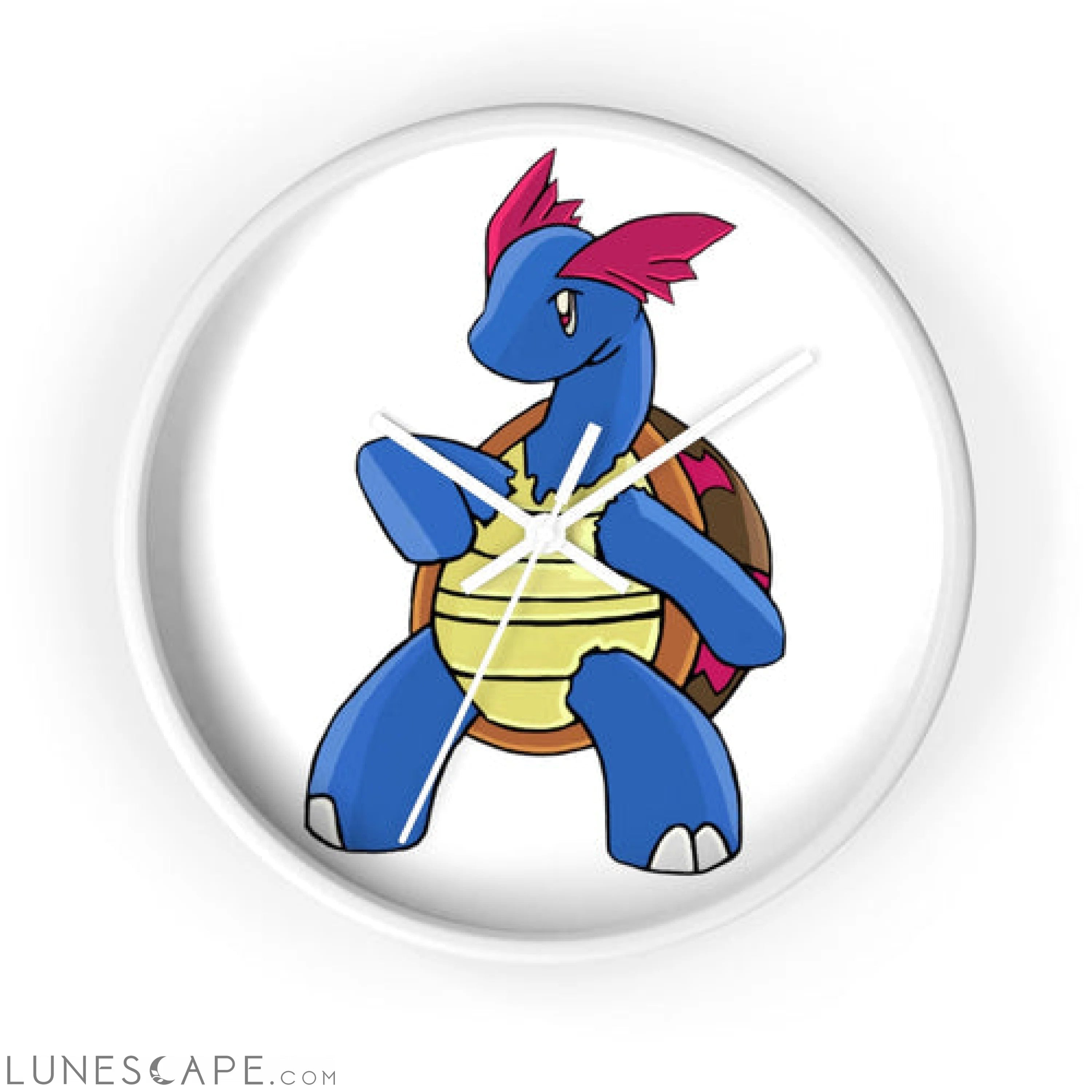 Squirtila Wall clock LUNESCAPE
