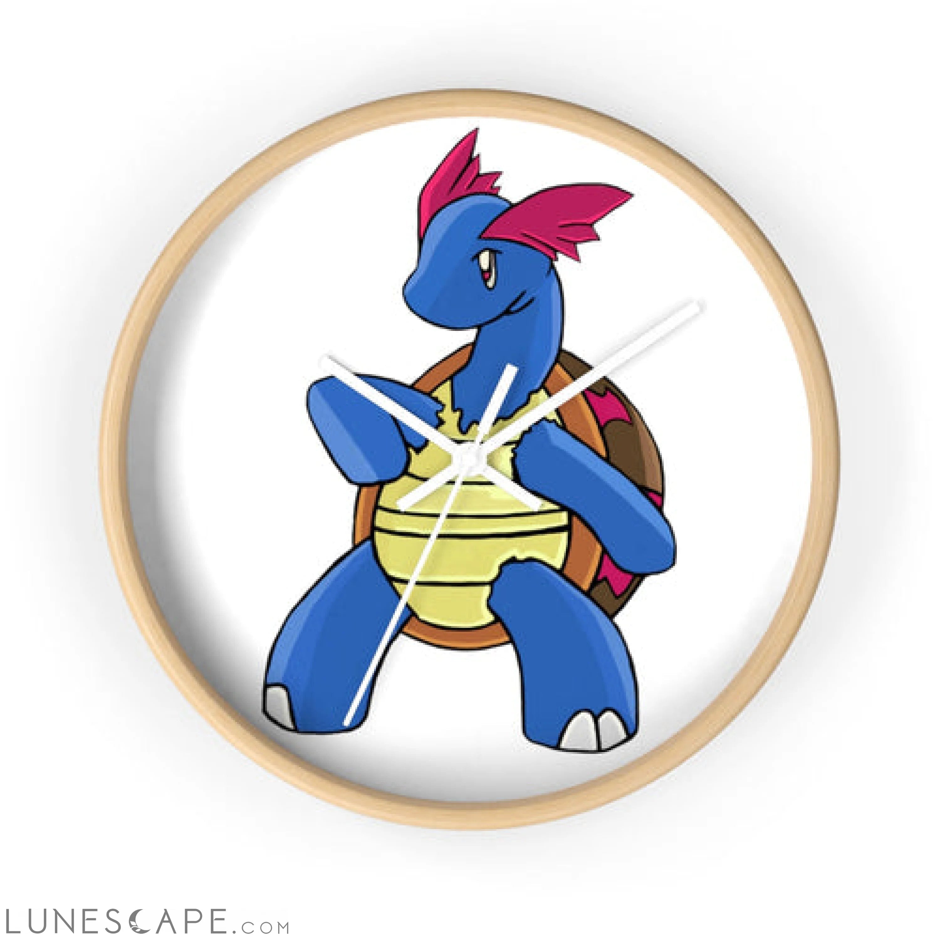 Squirtila Wall clock LUNESCAPE