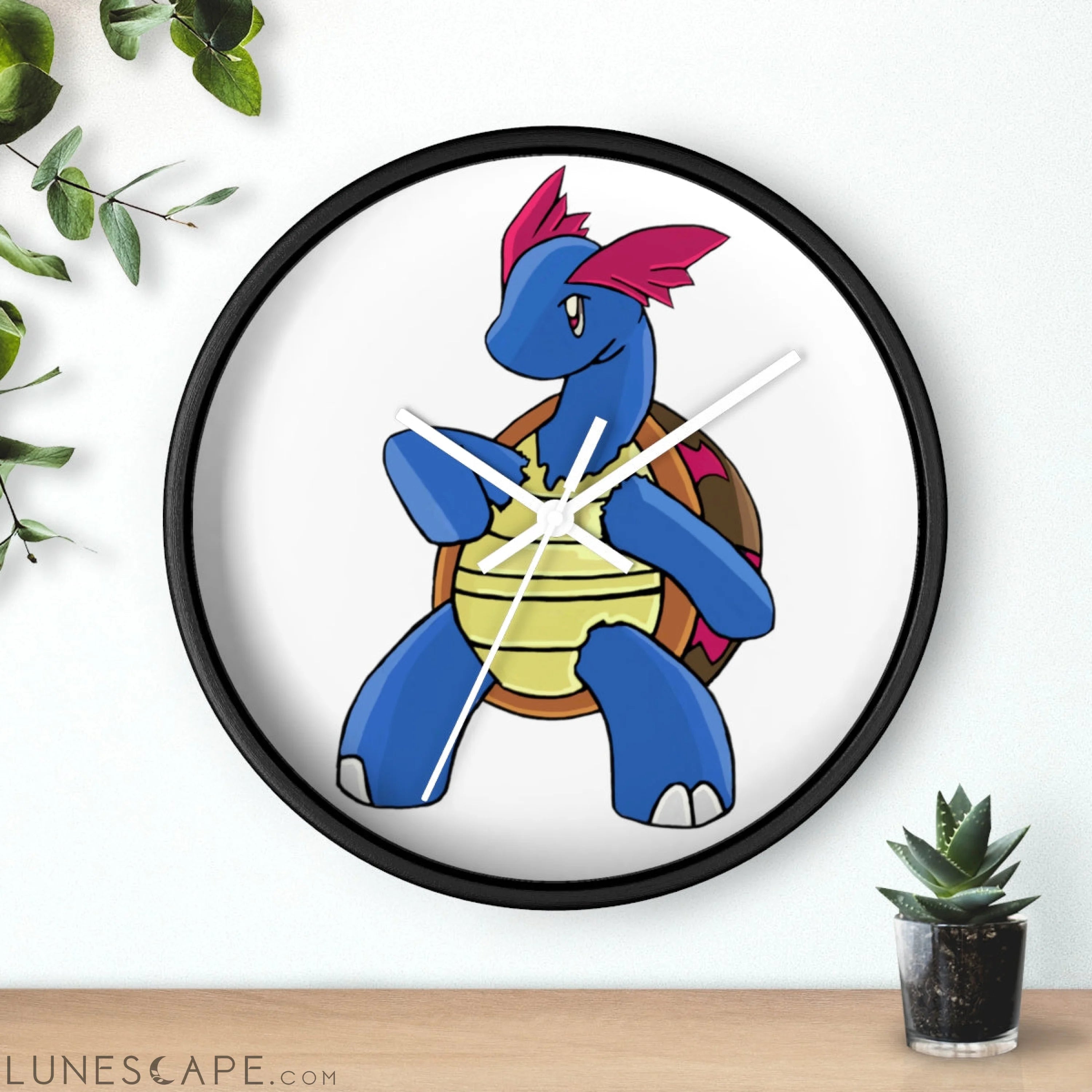 Squirtila Wall clock LUNESCAPE