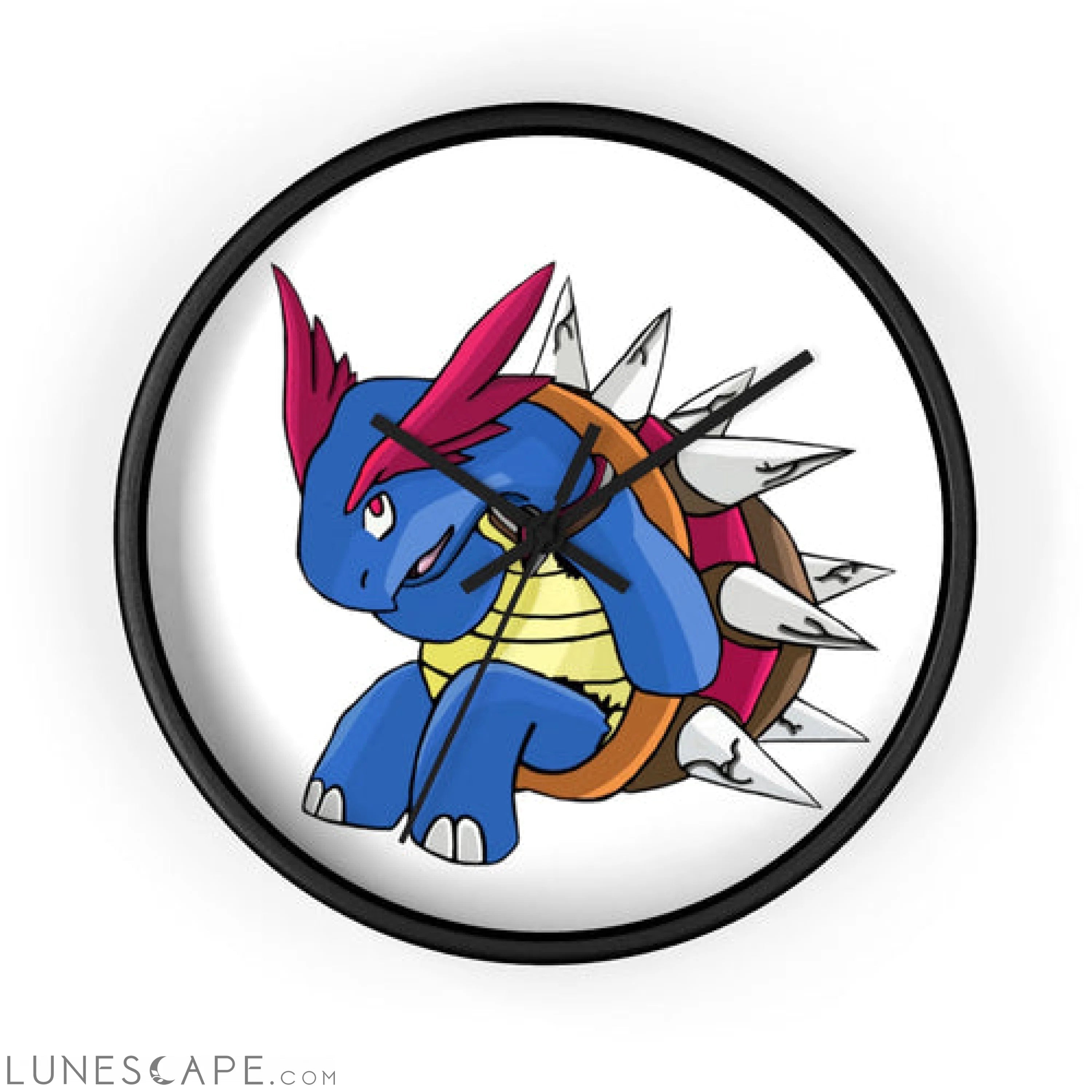 Squirtois Wall clock LUNESCAPE
