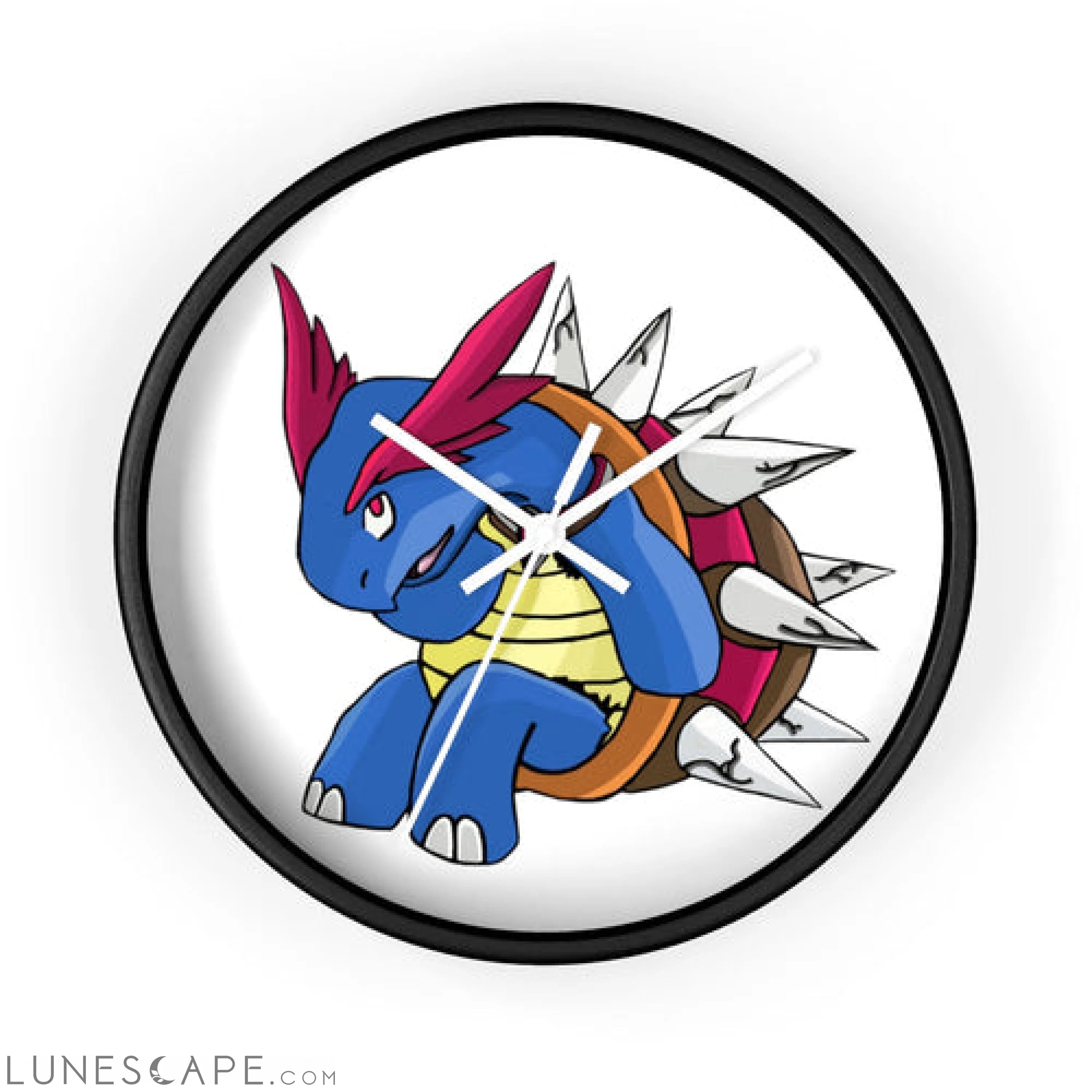Squirtois Wall clock LUNESCAPE