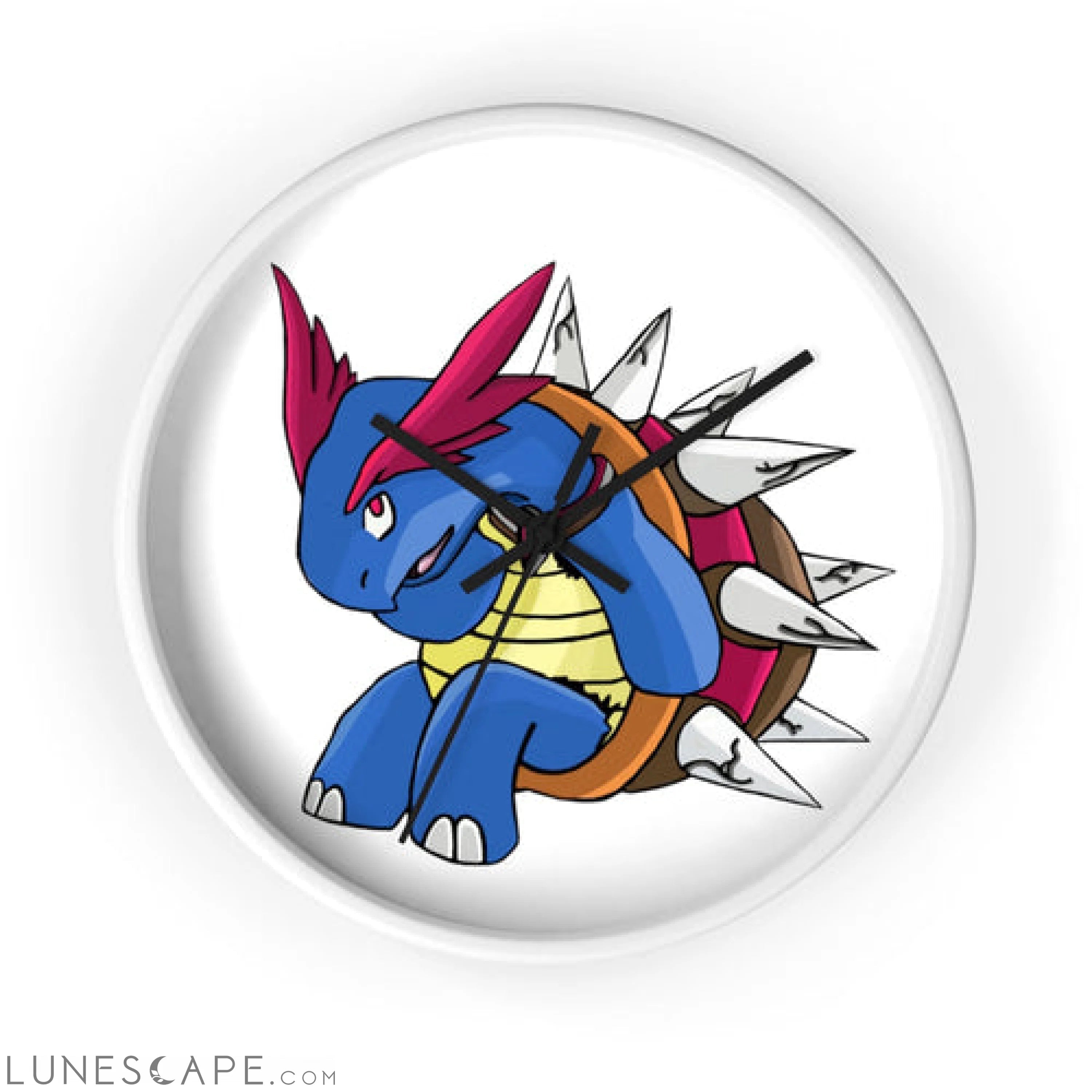 Squirtois Wall clock LUNESCAPE