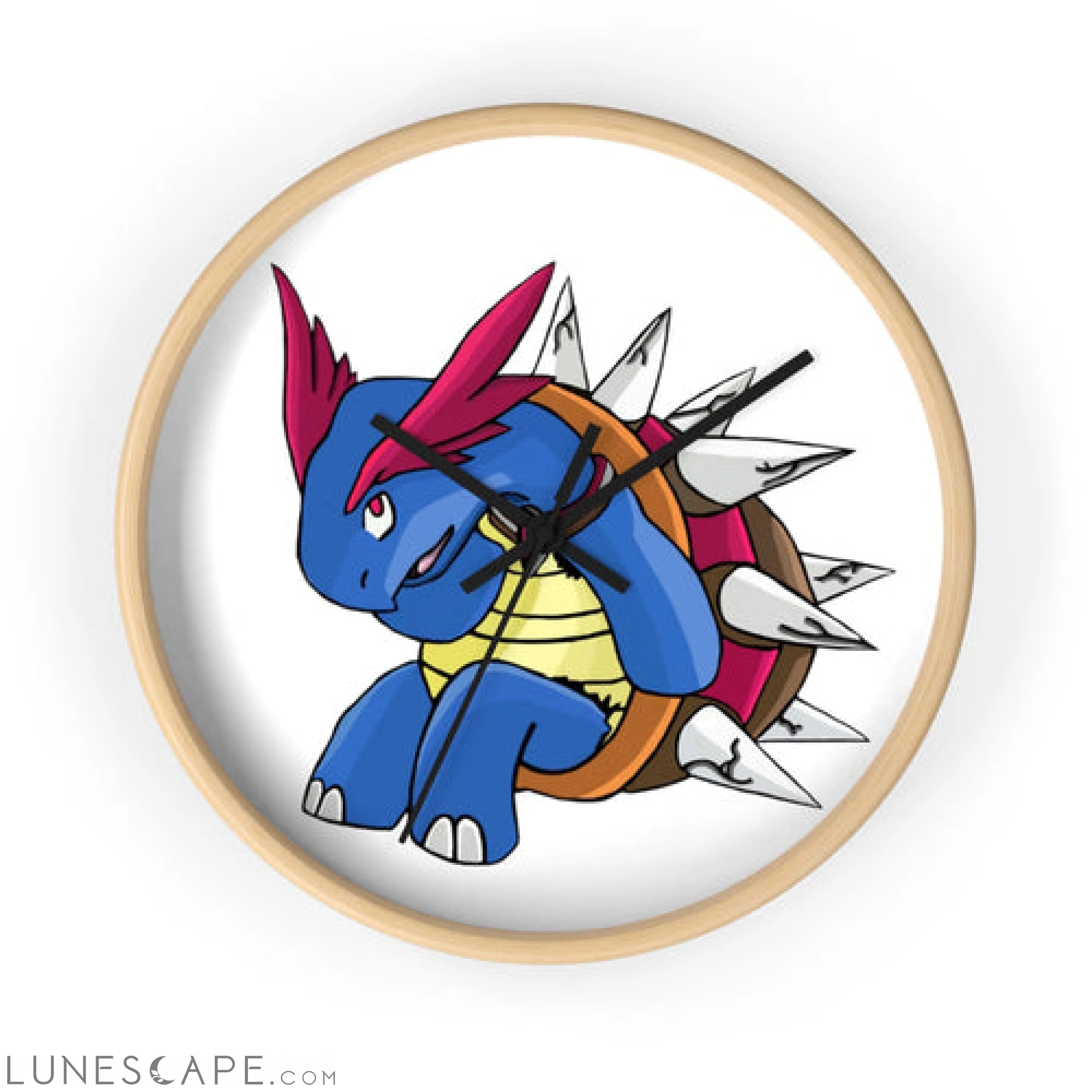 Squirtois Wall clock LUNESCAPE