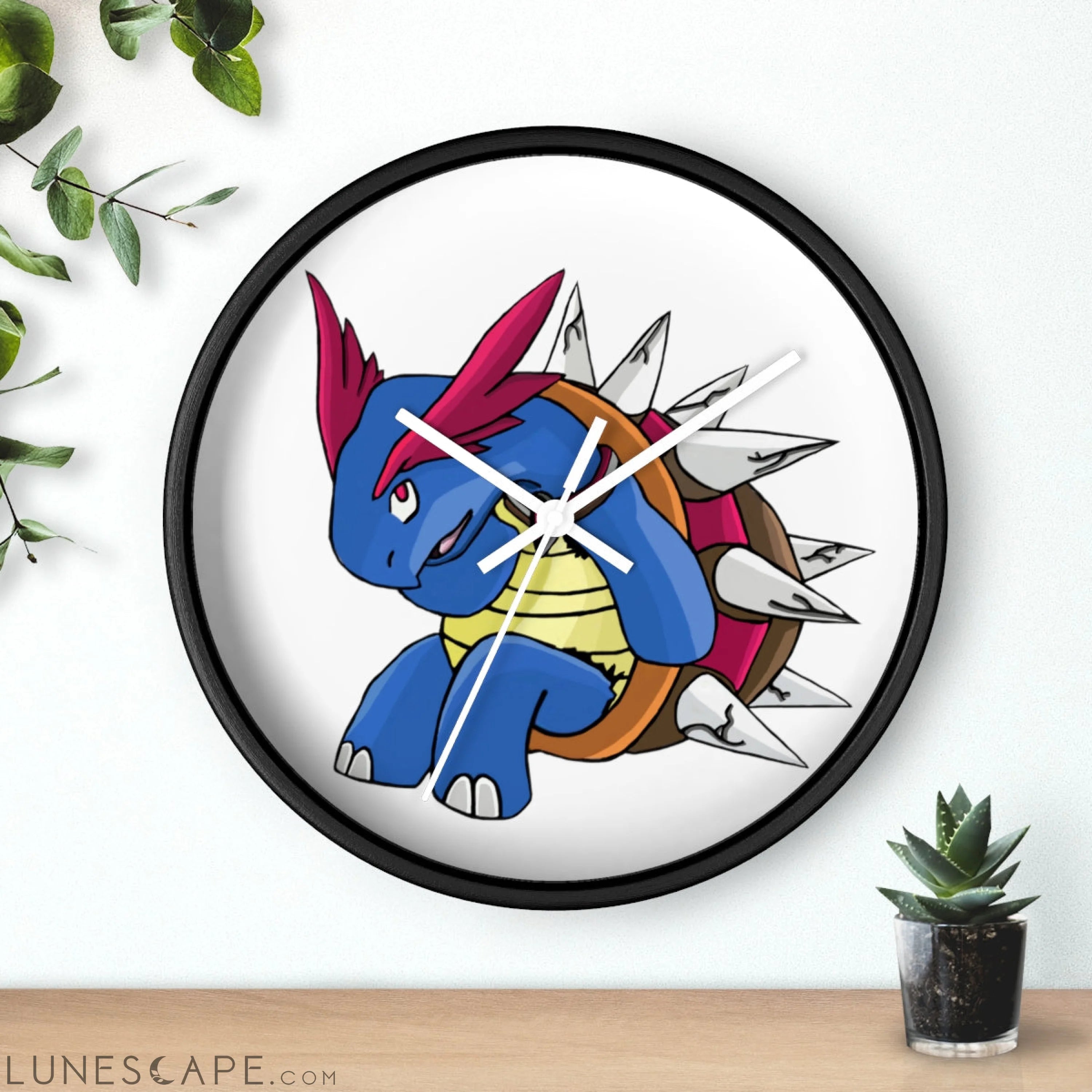 Squirtois Wall clock LUNESCAPE